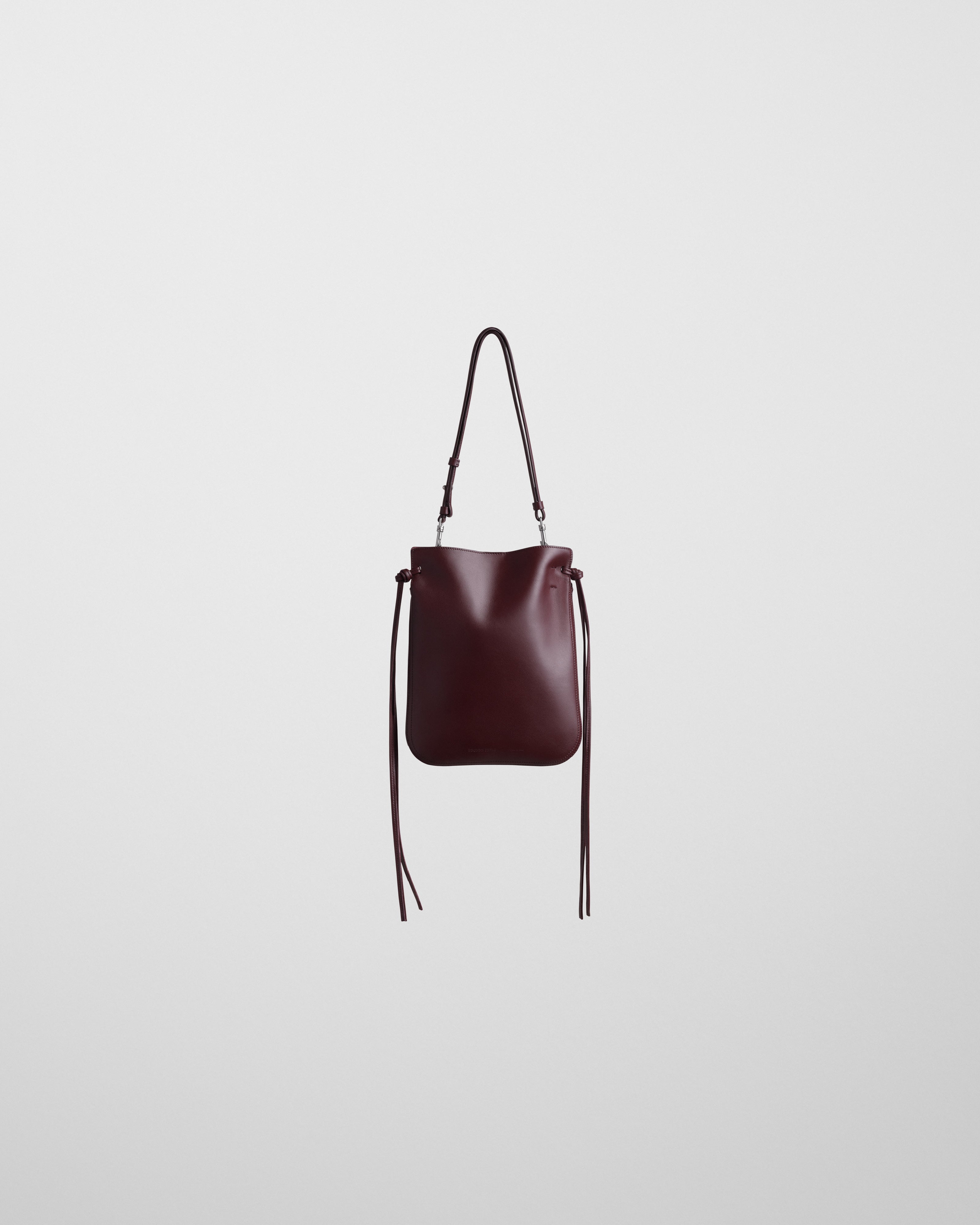 PHOEBE PHILO | GIG POUCH | oxblood leather