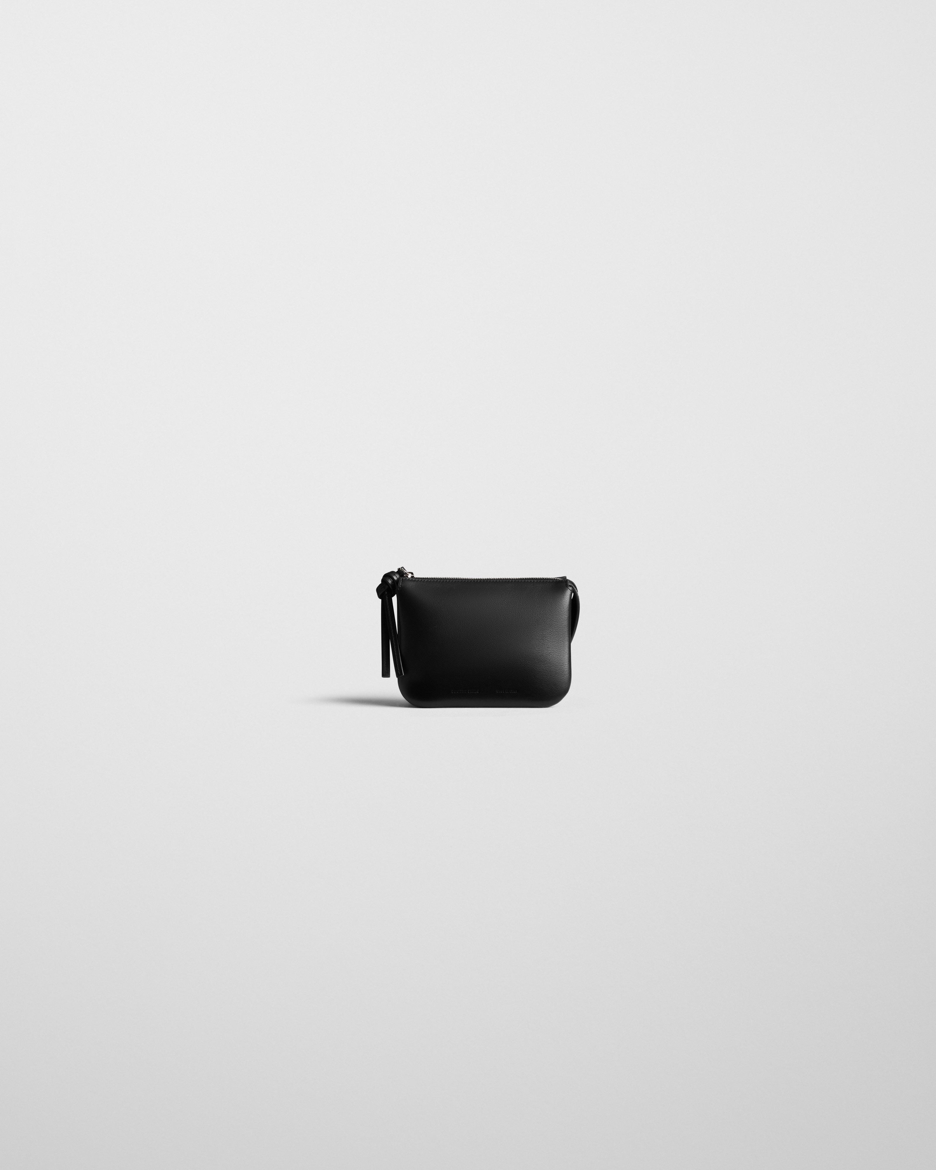 PHOEBE PHILO | POCKET GIG | black leather