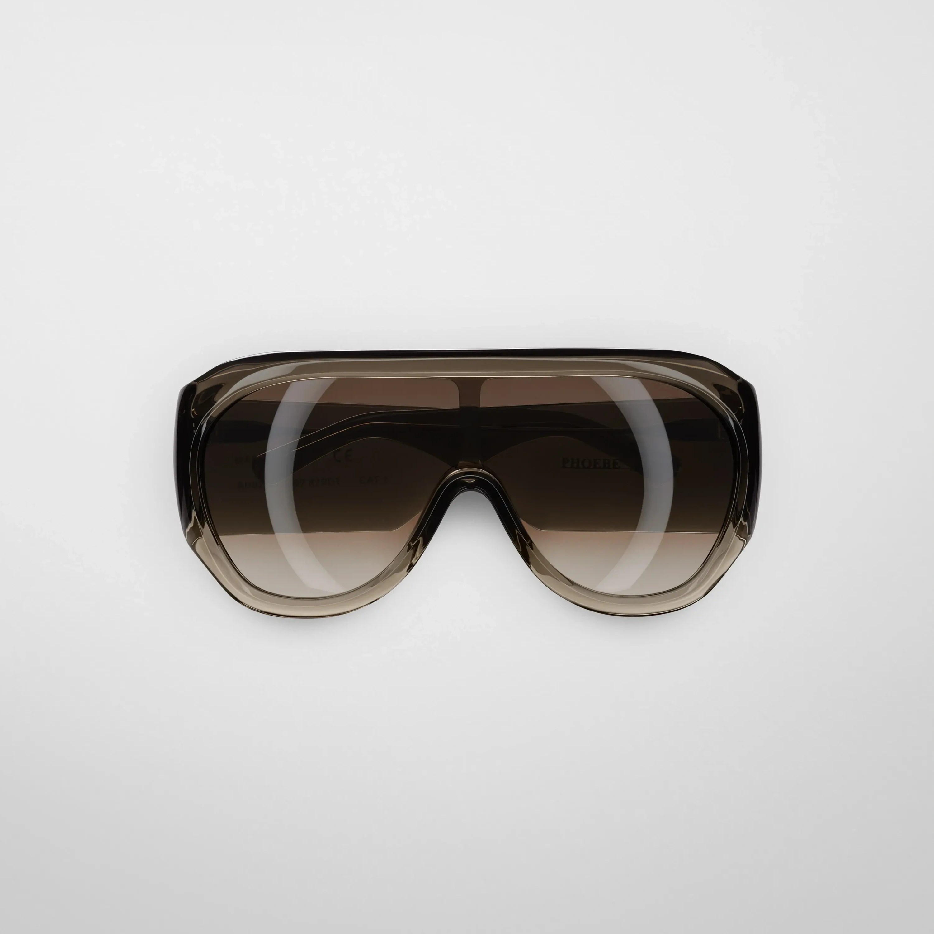 【PHOEBE PHILO】BOMBEワイドフレーム サングラス PHOEBE PHILO | BOMBÉ SUNGLASSES | FUME ACETATE