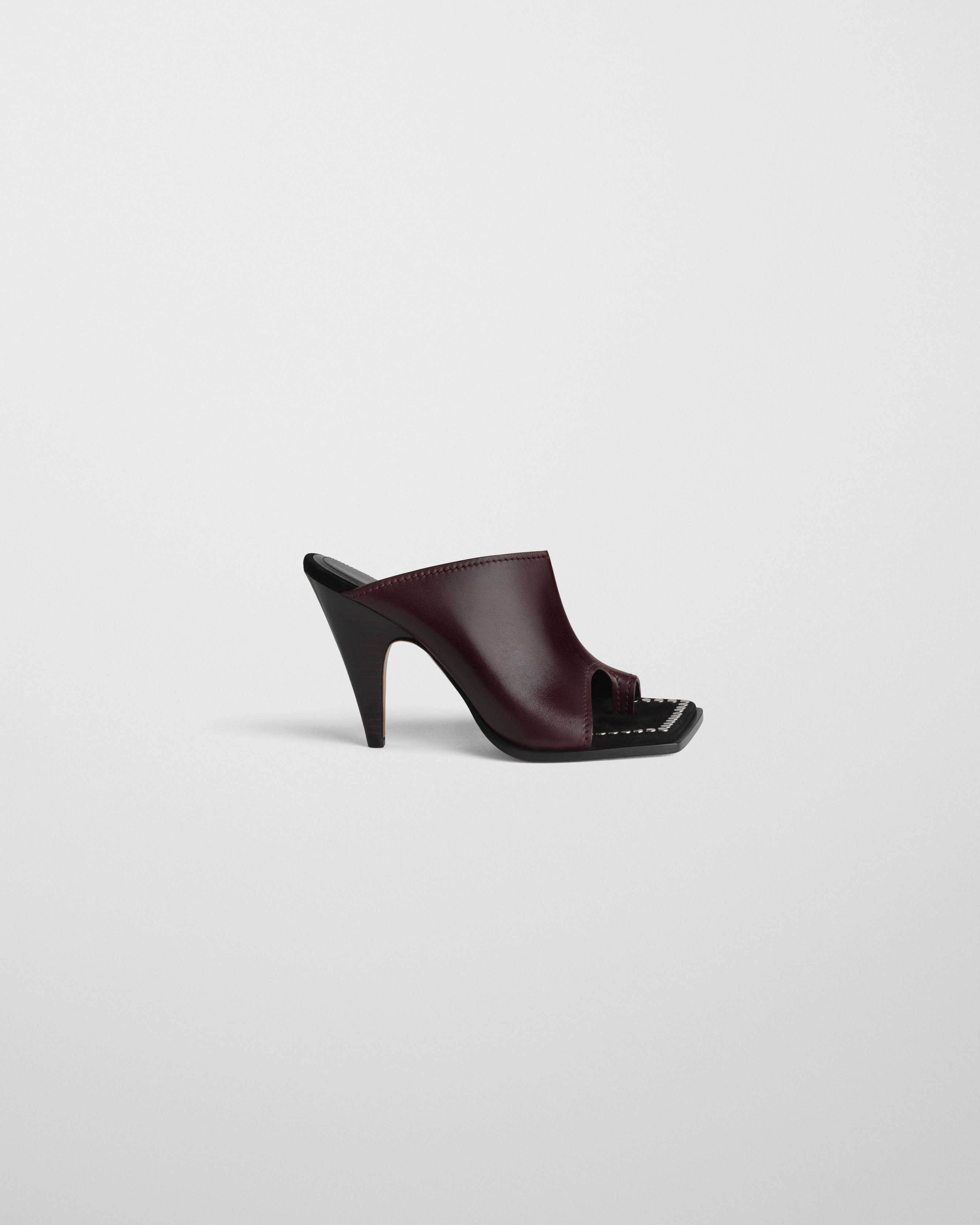PHOEBE PHILO | BOLO MULE | OXBLOOD LEATHER