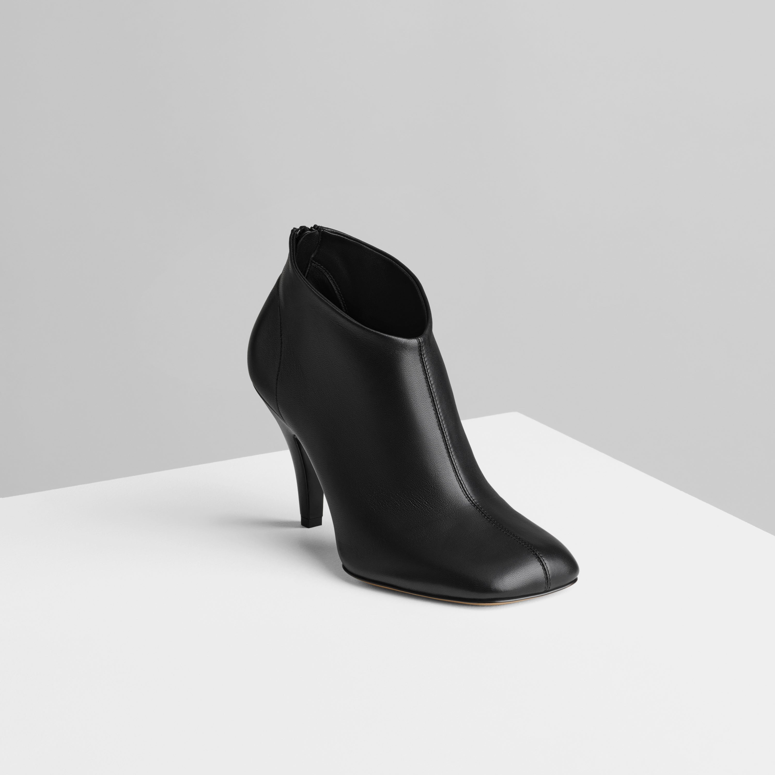 PHOEBE PHILO SOFT ANKLE BOOT 90 BLACK LEATHER - Main Image