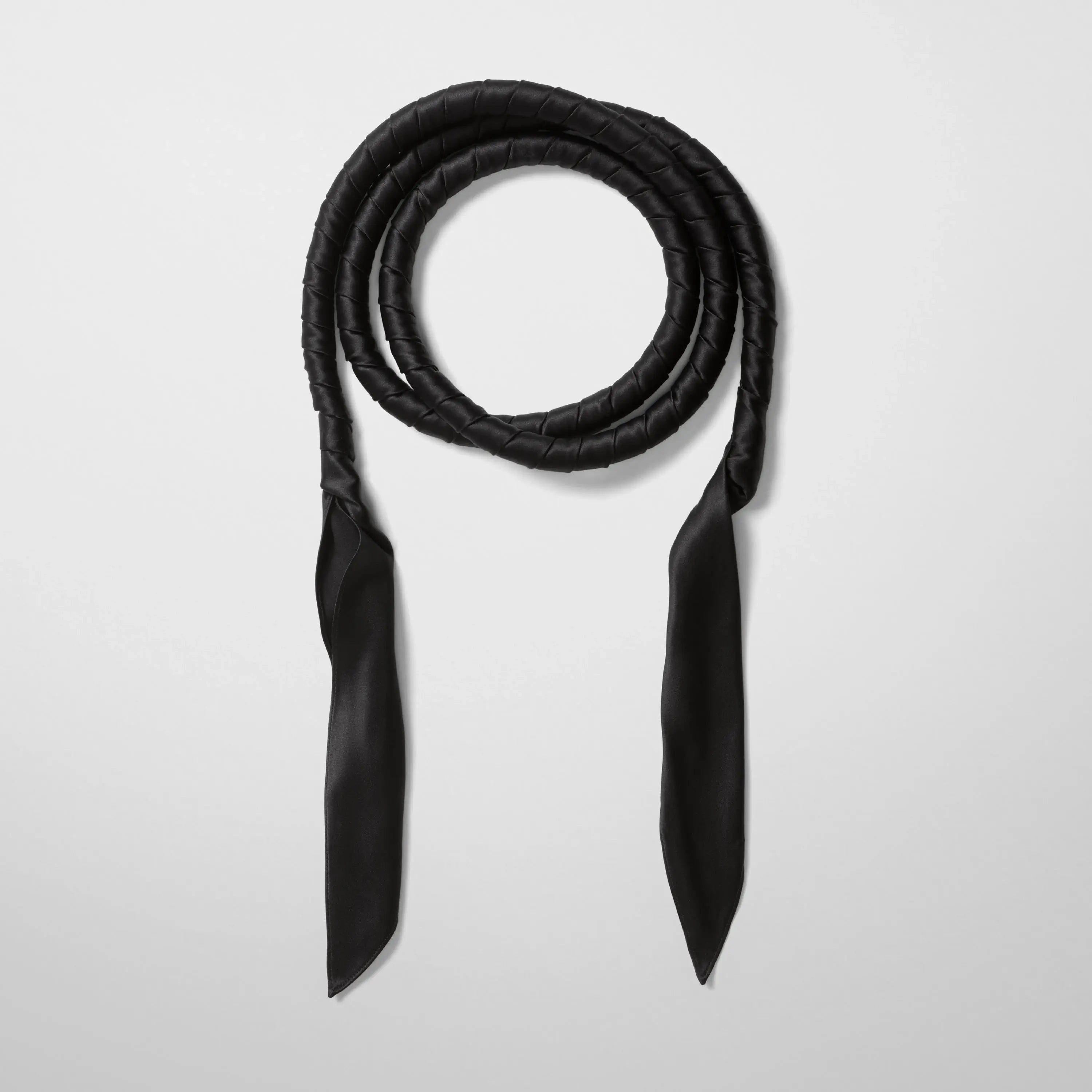 スカーフ FABIANA FILIPPI Woman Scarf Black SAD265A801L202 VR2 PHOEBE PHILO | TWISTED SCARF | BLACK SATIN
