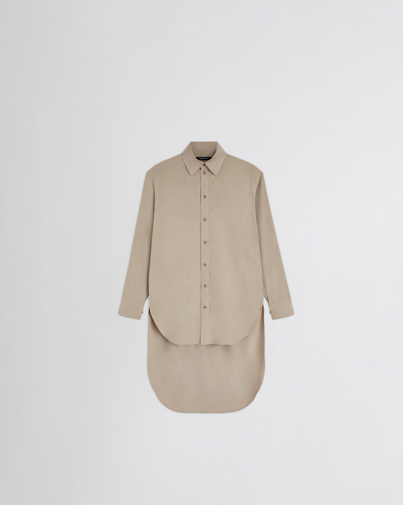 PHOEBE PHILO | ELONGATED SHIRT | TRENCH POLY-TWILL