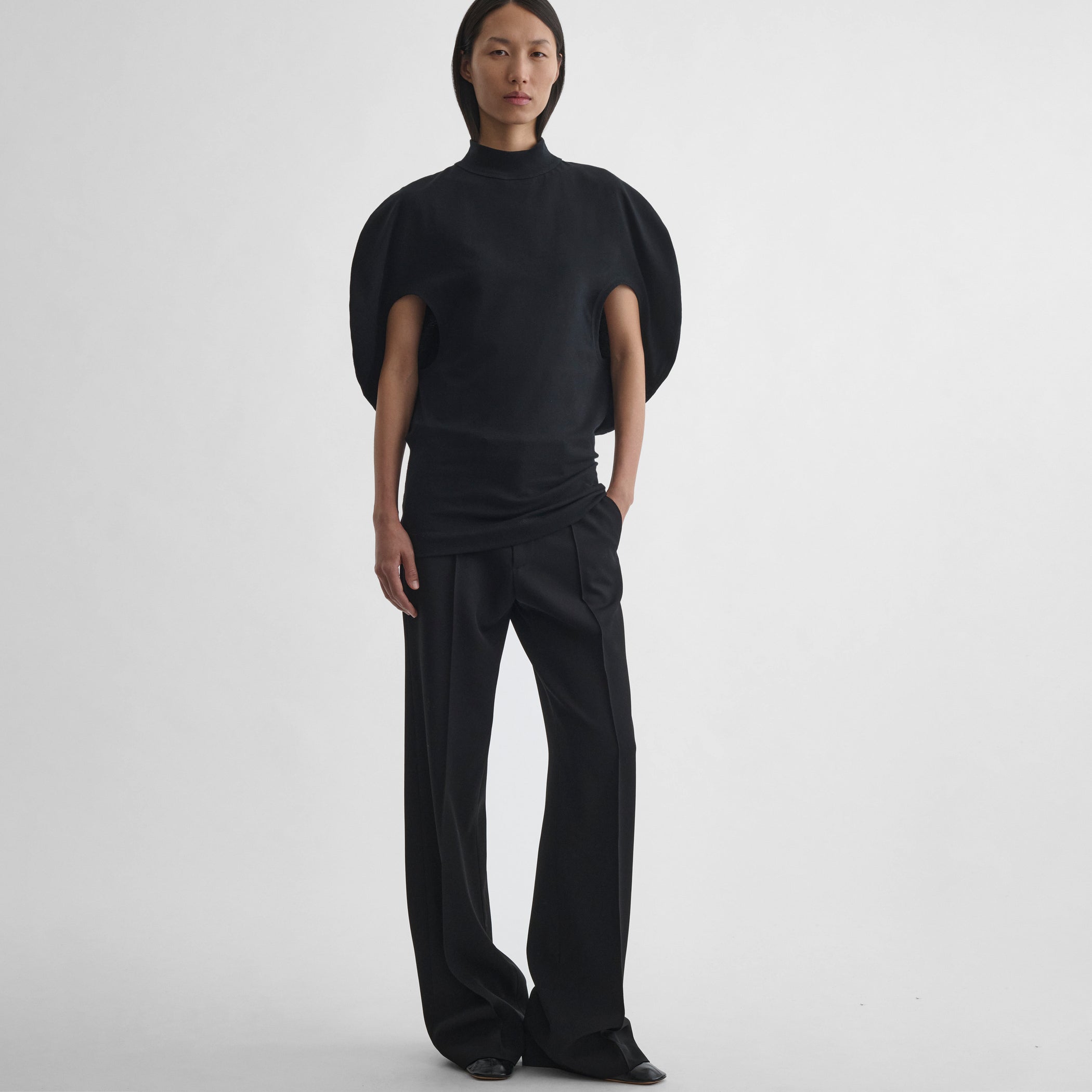 BUD TOP | black jersey