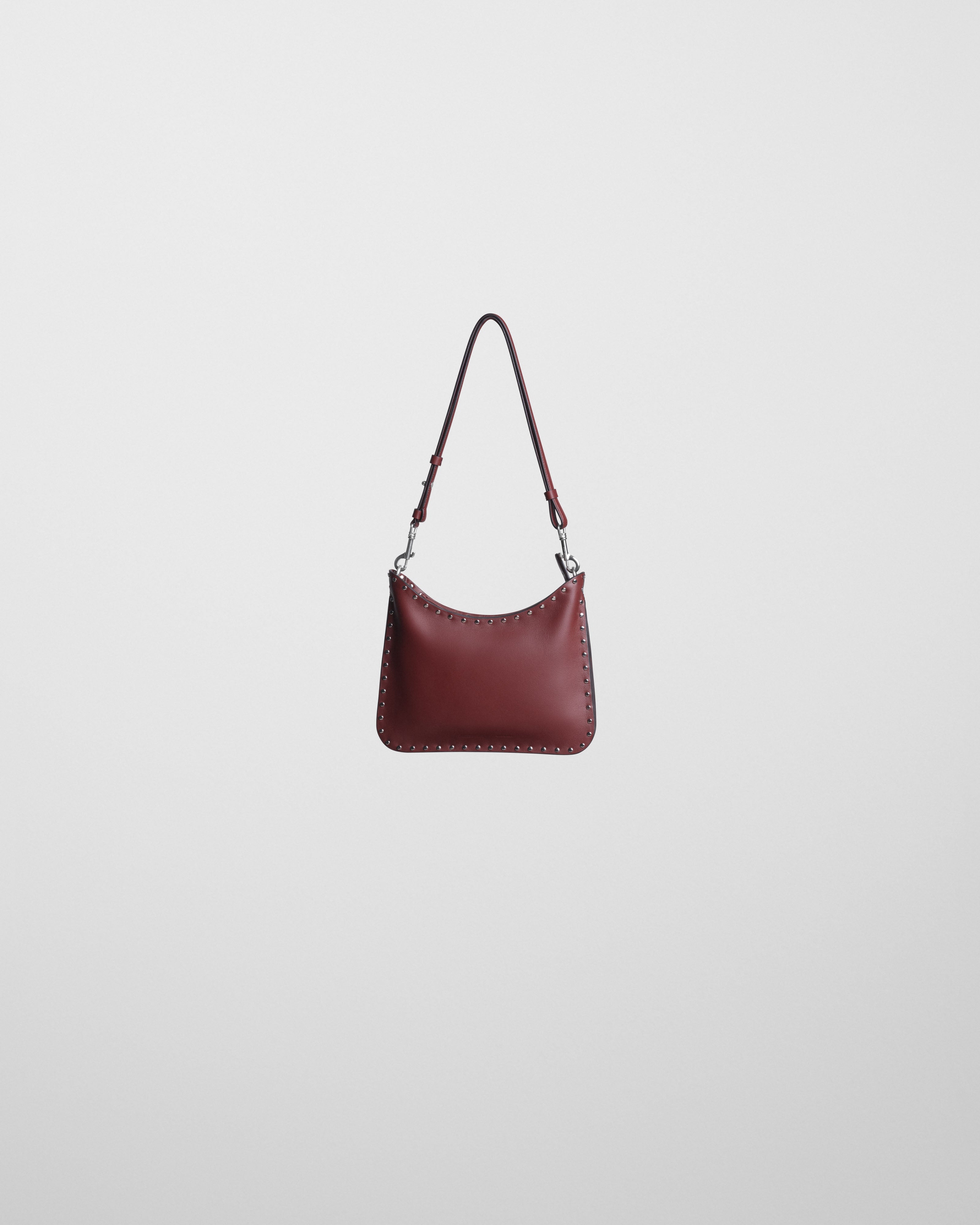 PHOEBE PHILO | SMALL STUD GIG BAG | chestnut leather