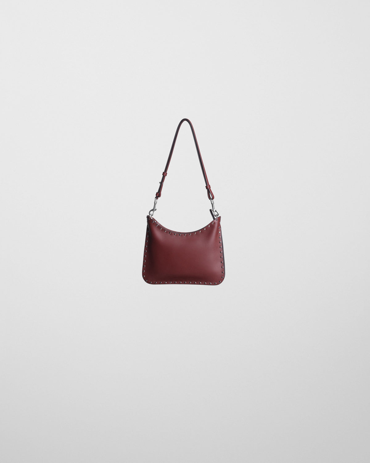 PHOEBE PHILO | SMALL STUD GIG BAG | CHESTNUT LEATHER