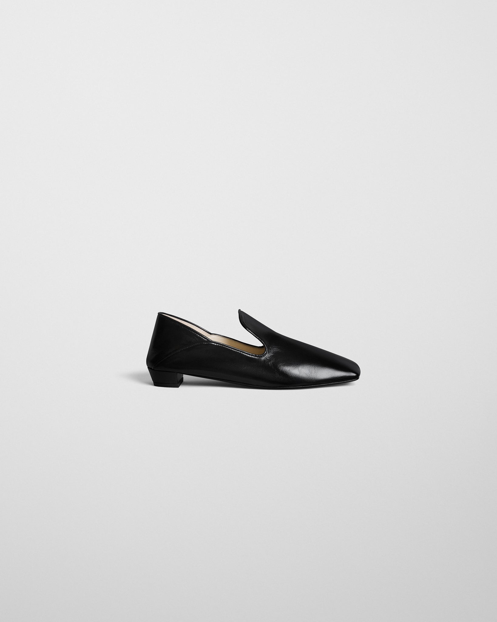 PHOEBE PHILO | MAN'S SLIPPER 20 | BLACK LEATHER