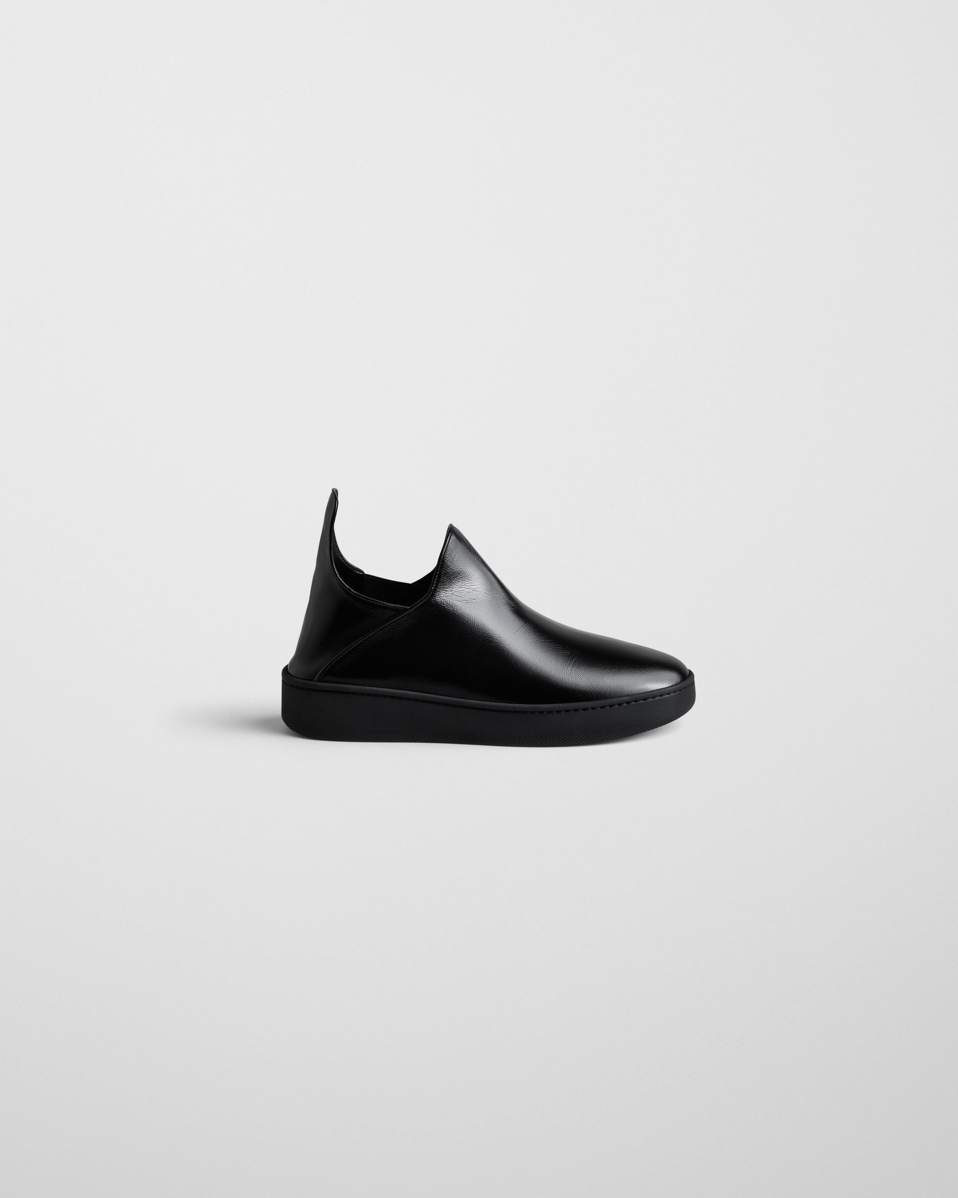 ☆極美品☆ unif phoebe sneakers スニーカー US 8 PHOEBE PHILO | SLIP ON SNEAKER | BLACK LEATHER
