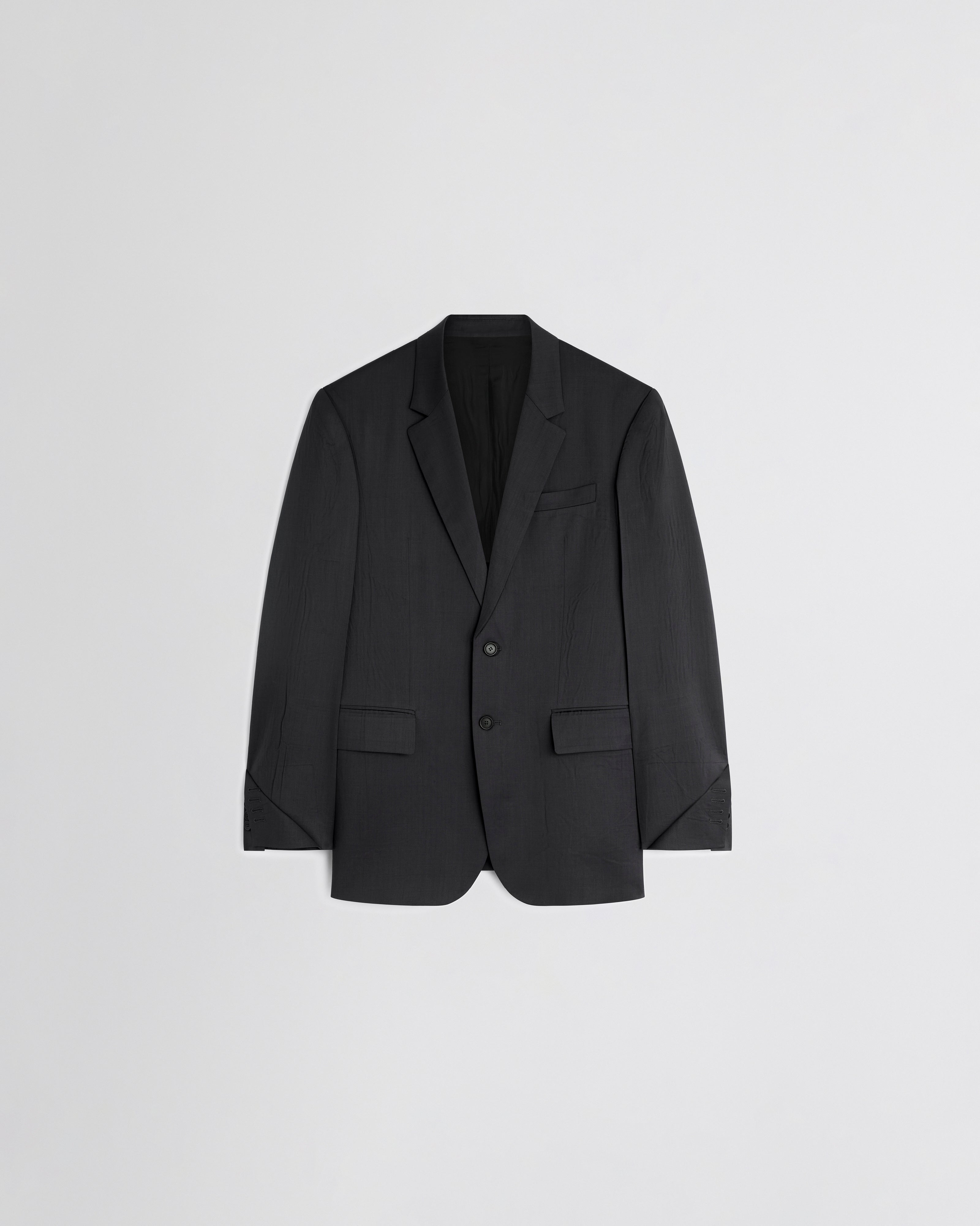 PHOEBE PHILO | NEAPOLITAN JACKET | BLACK WOOL