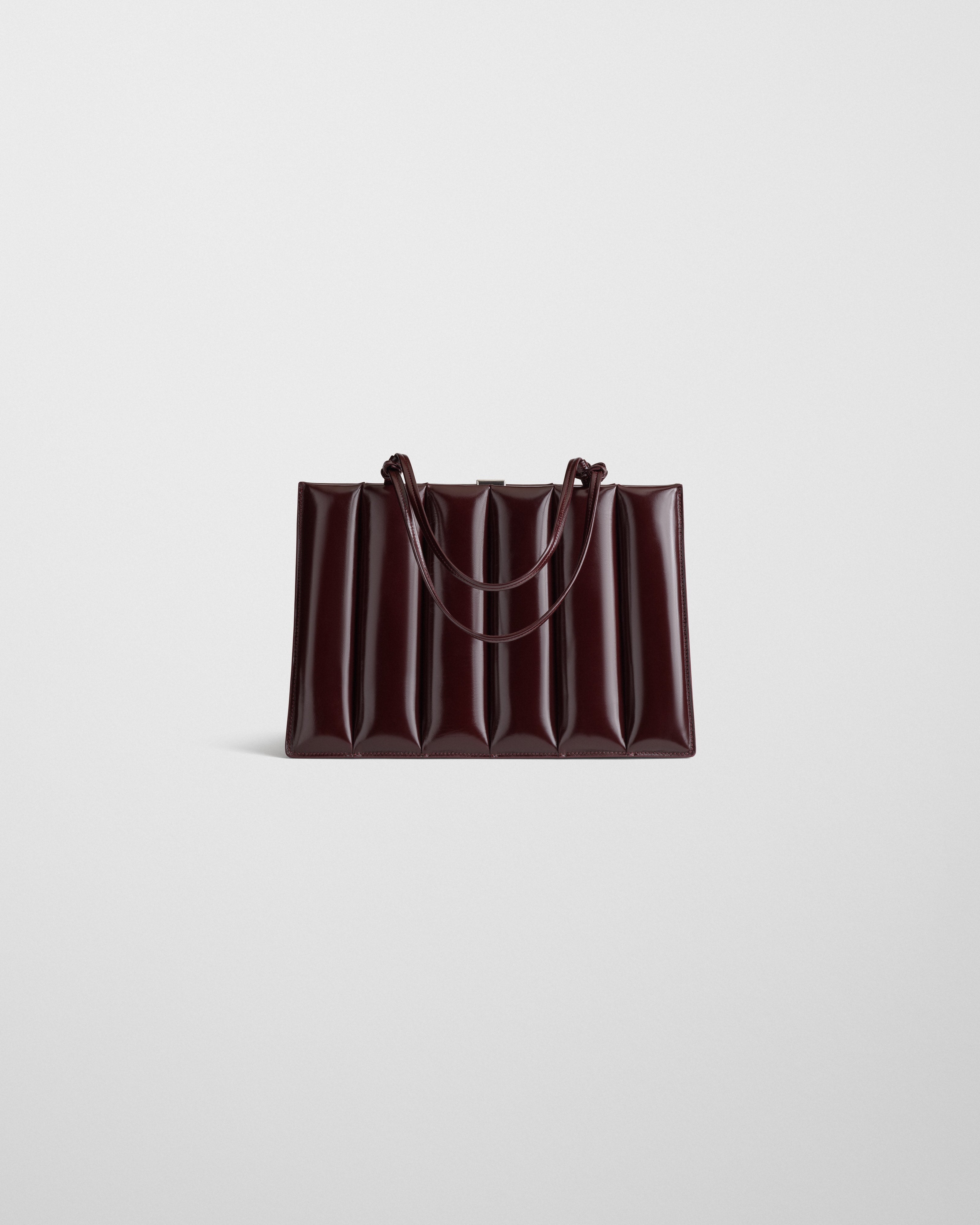 PHOEBE PHILO | DRIVE BAG | BLACK LEATHER
