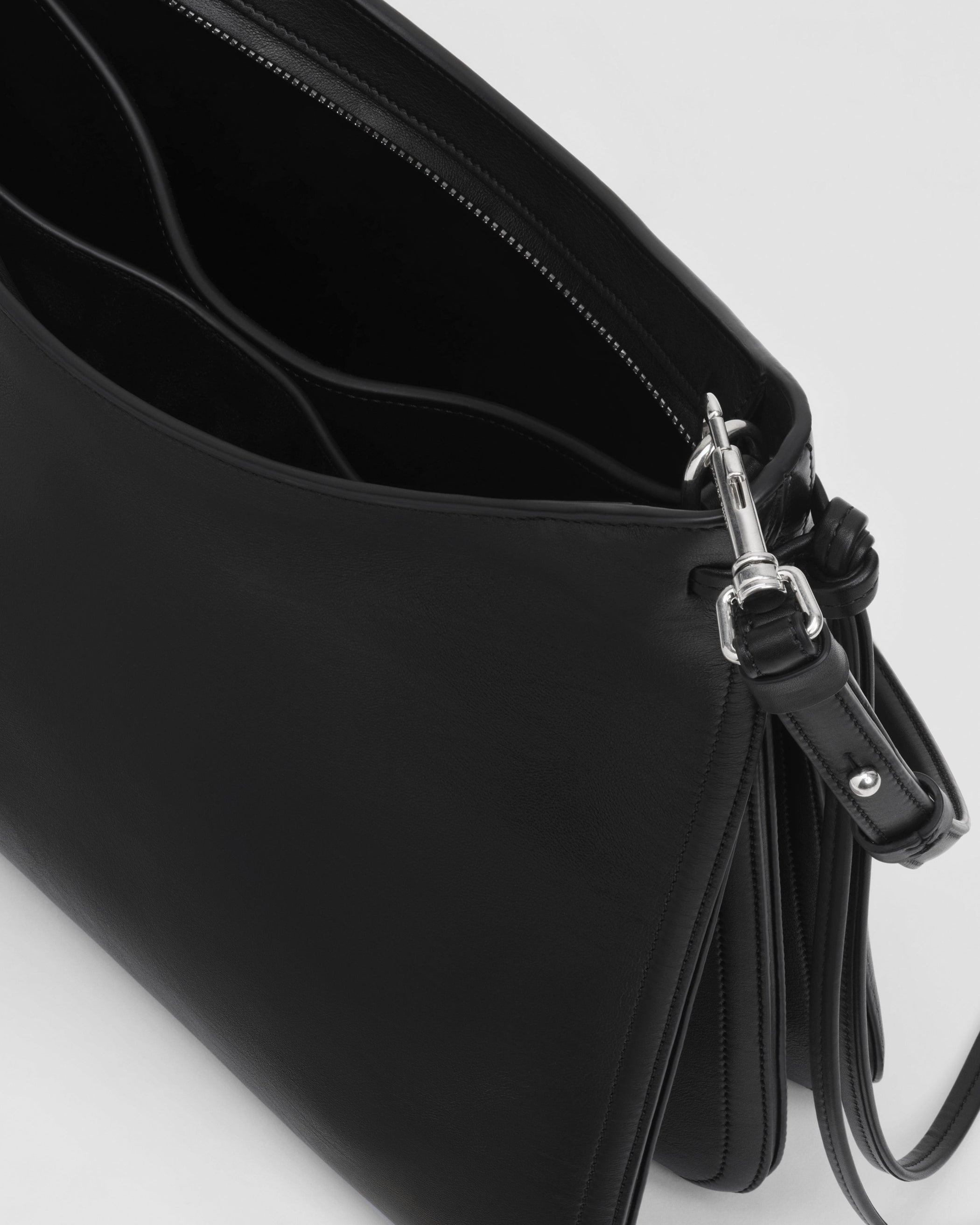 View of Gig Bag in black leather