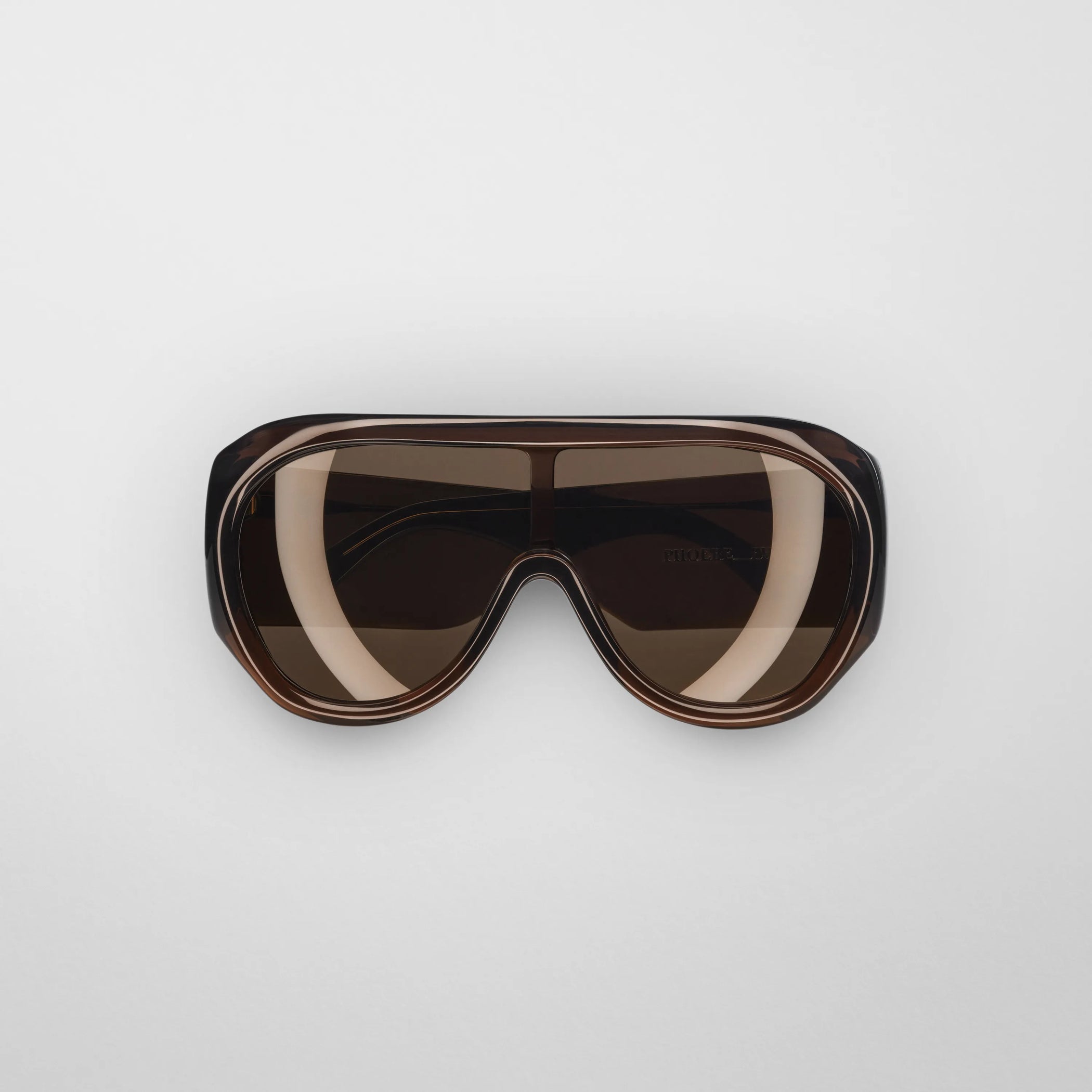 BOMBÉ OVERSIZE FRAME SUNGLASSES | brown acetate