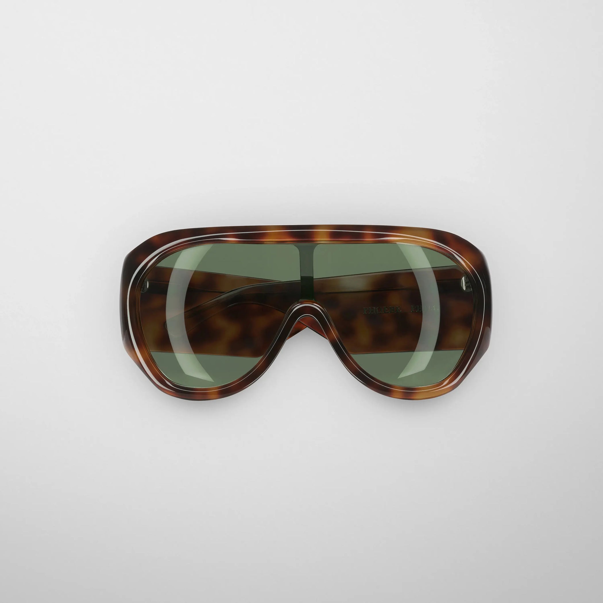 BOMBÉ OVERSIZE FRAME SUNGLASSES | cognac tortoiseshell acetate