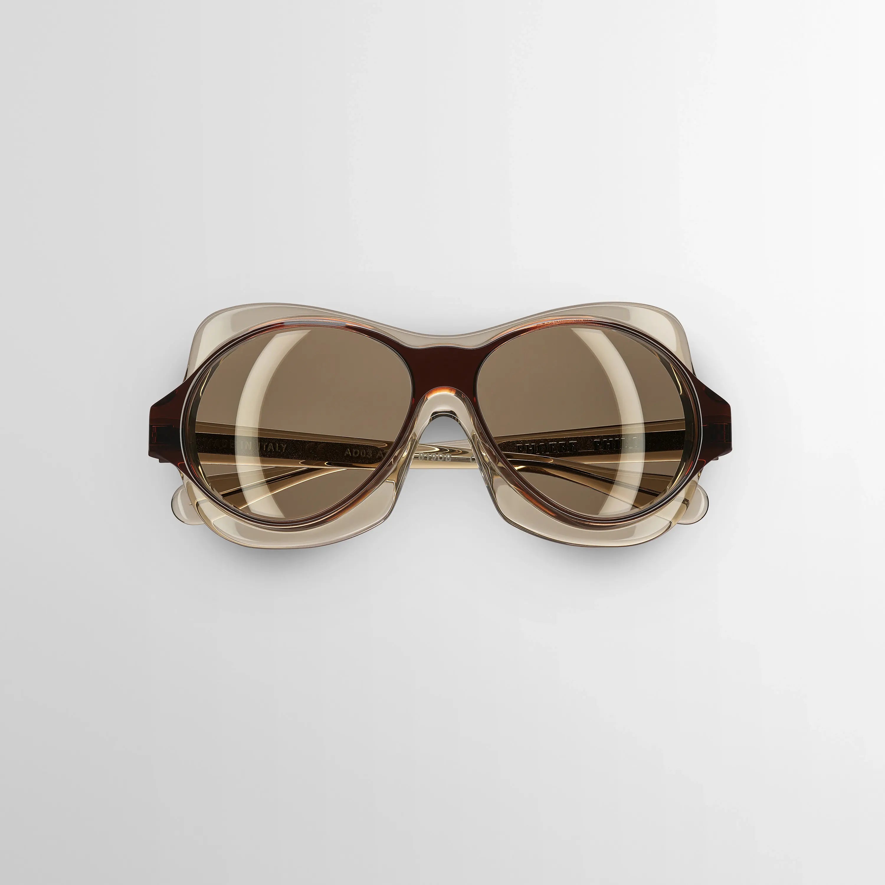 PHOEBE PHILO クッキーサングラス PHOEBE PHILO | COOKIE SUNGLASSES | COGNAC ACETATE