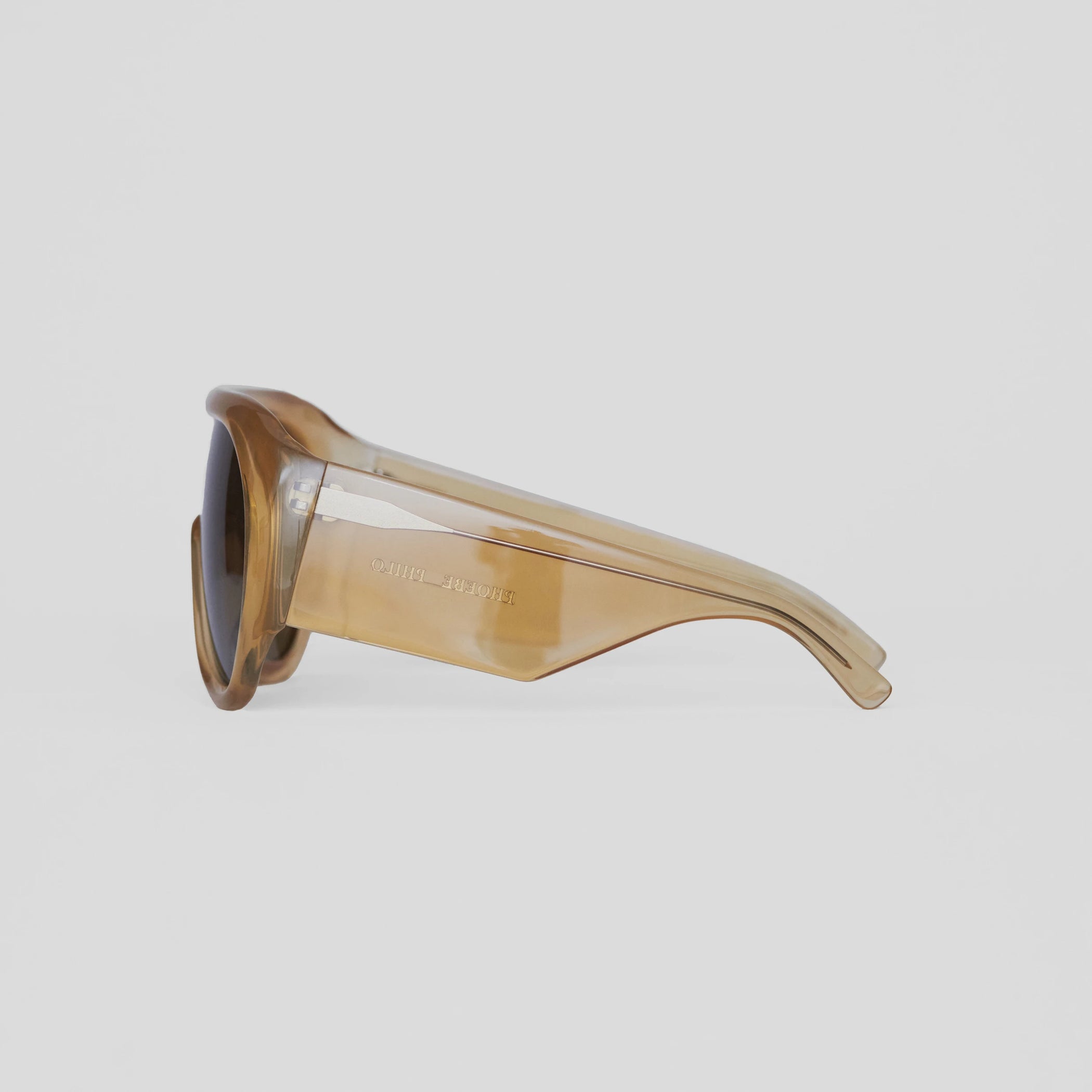 【PHOEBE PHILO】BOMBEワイドフレーム サングラス PHOEBE PHILO | BOMBÉ SUNGLASSES | BROWN ACETATE