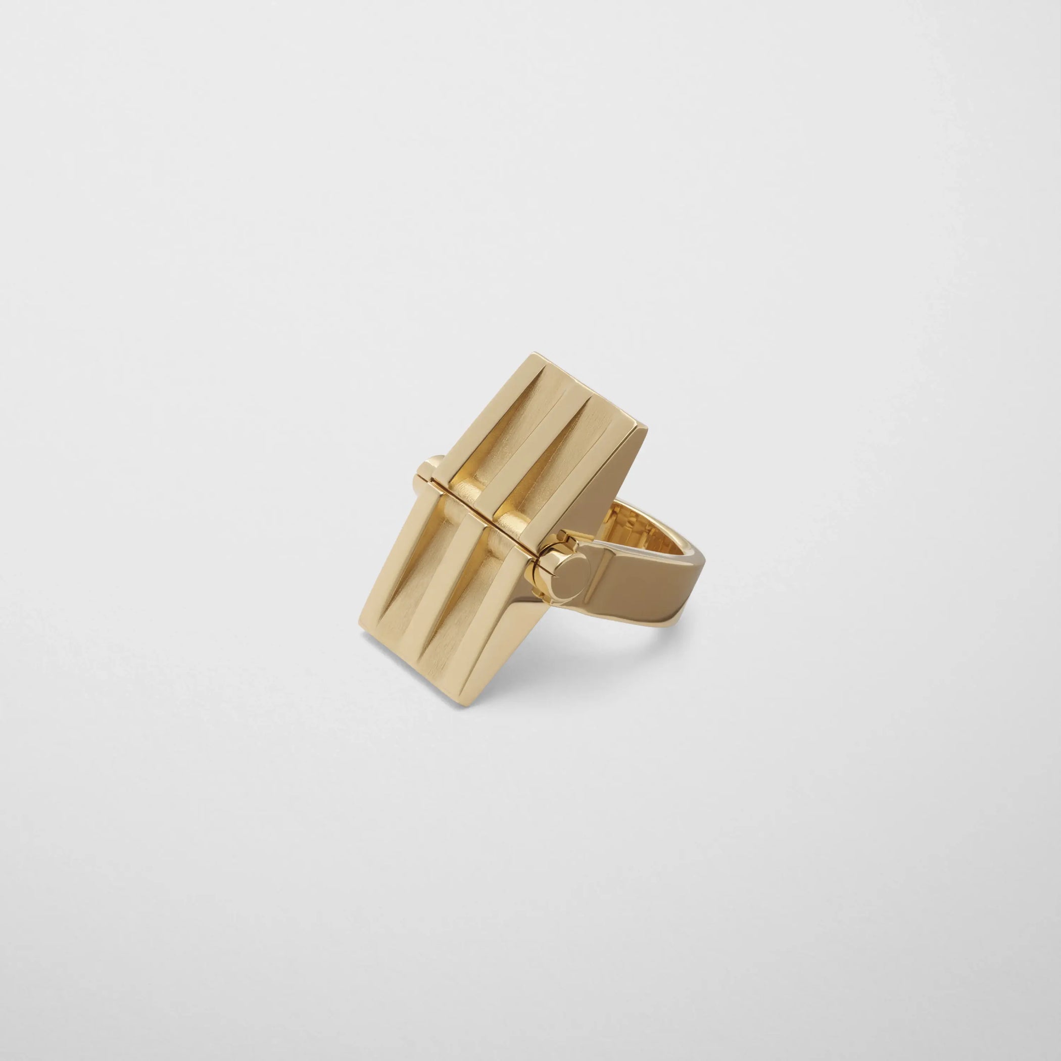 ROCKING RING | gold plated sterling silver