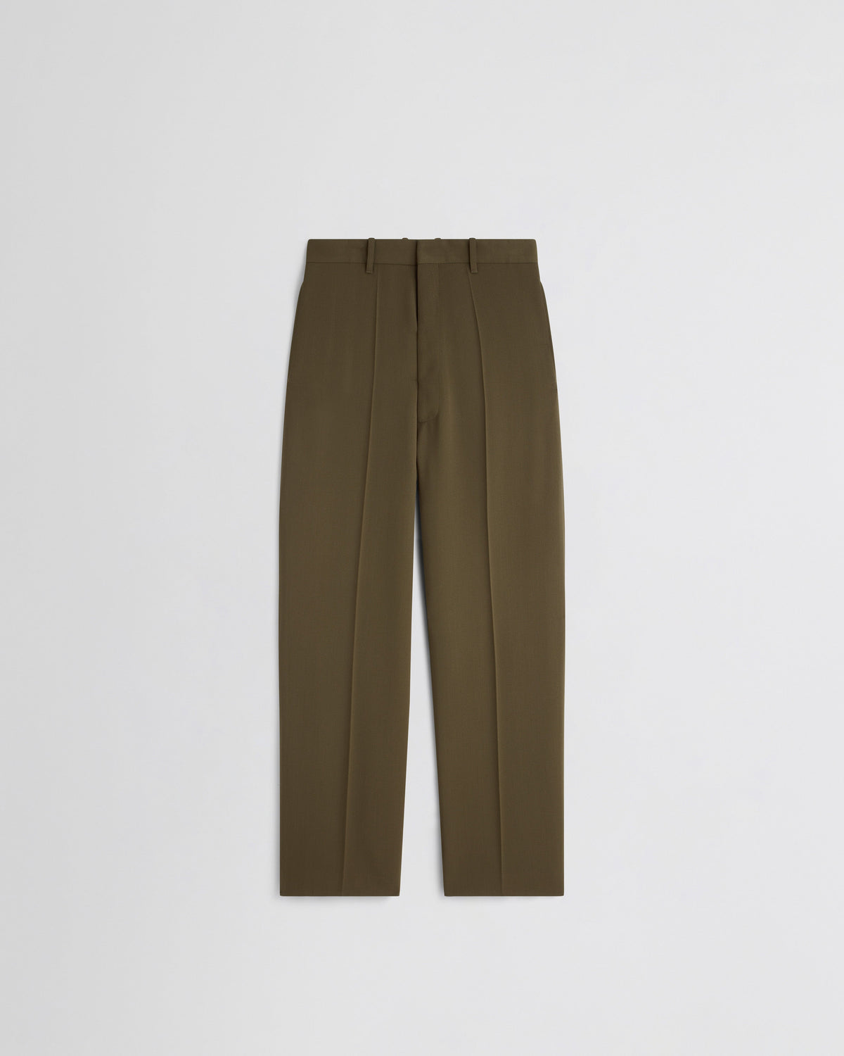 PHOEBE PHILO | DROP TROUSERS | shroom wool