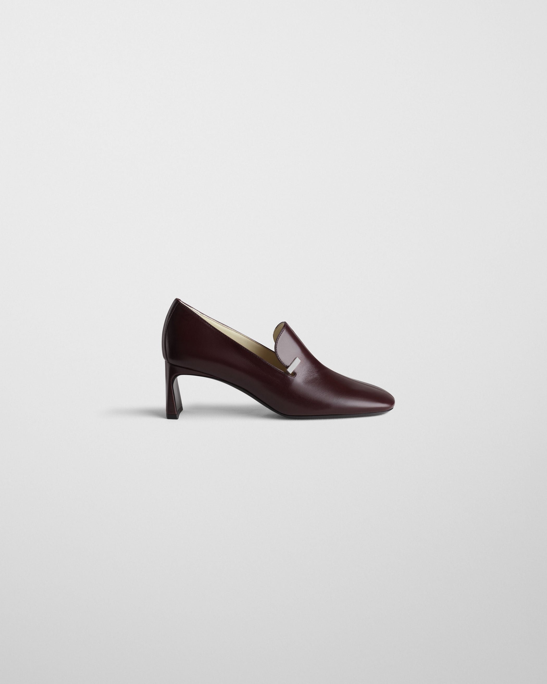 View of CLUB LOAFER 60 in oxblood leather