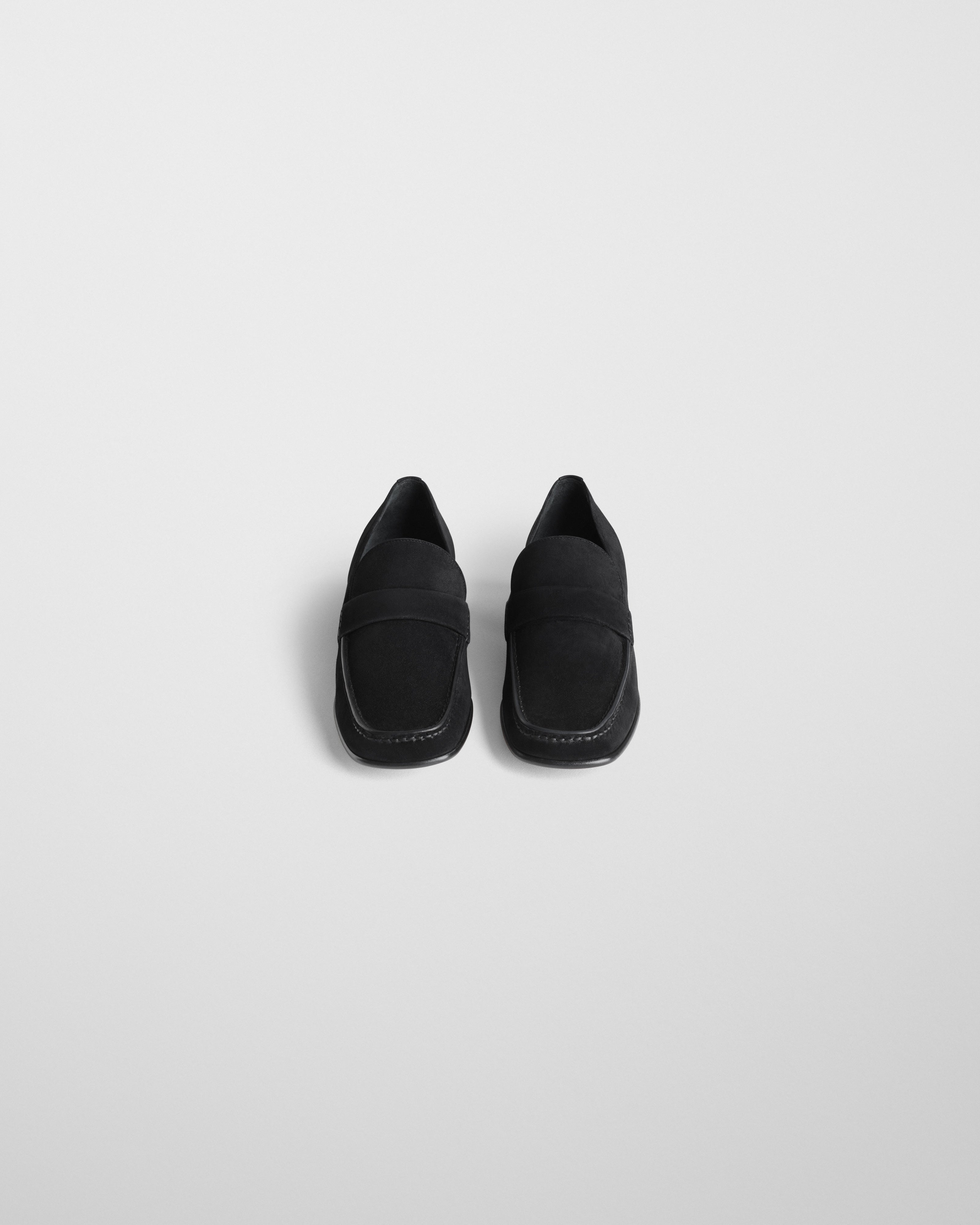 PHOEBE PHILO | MAN'S LOAFER | black suede leather