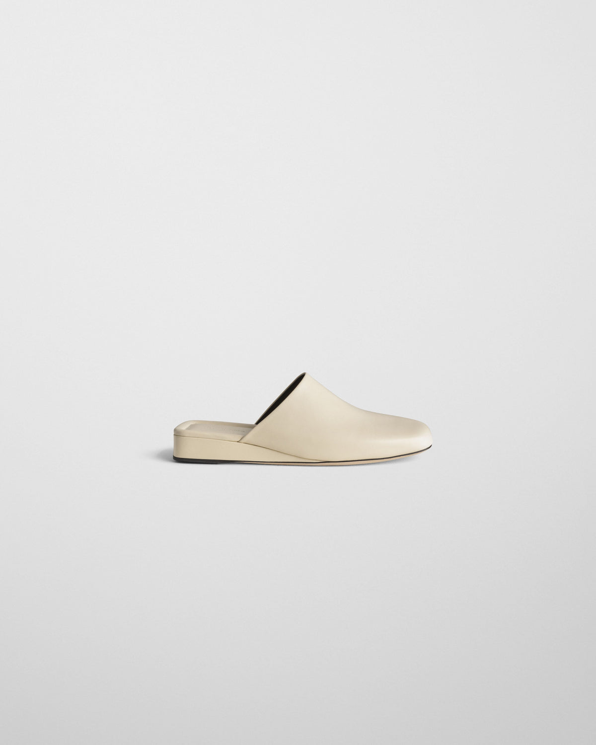 Leather Robe Side PHOEBE PHILO | ROBE SLIDE | black leather