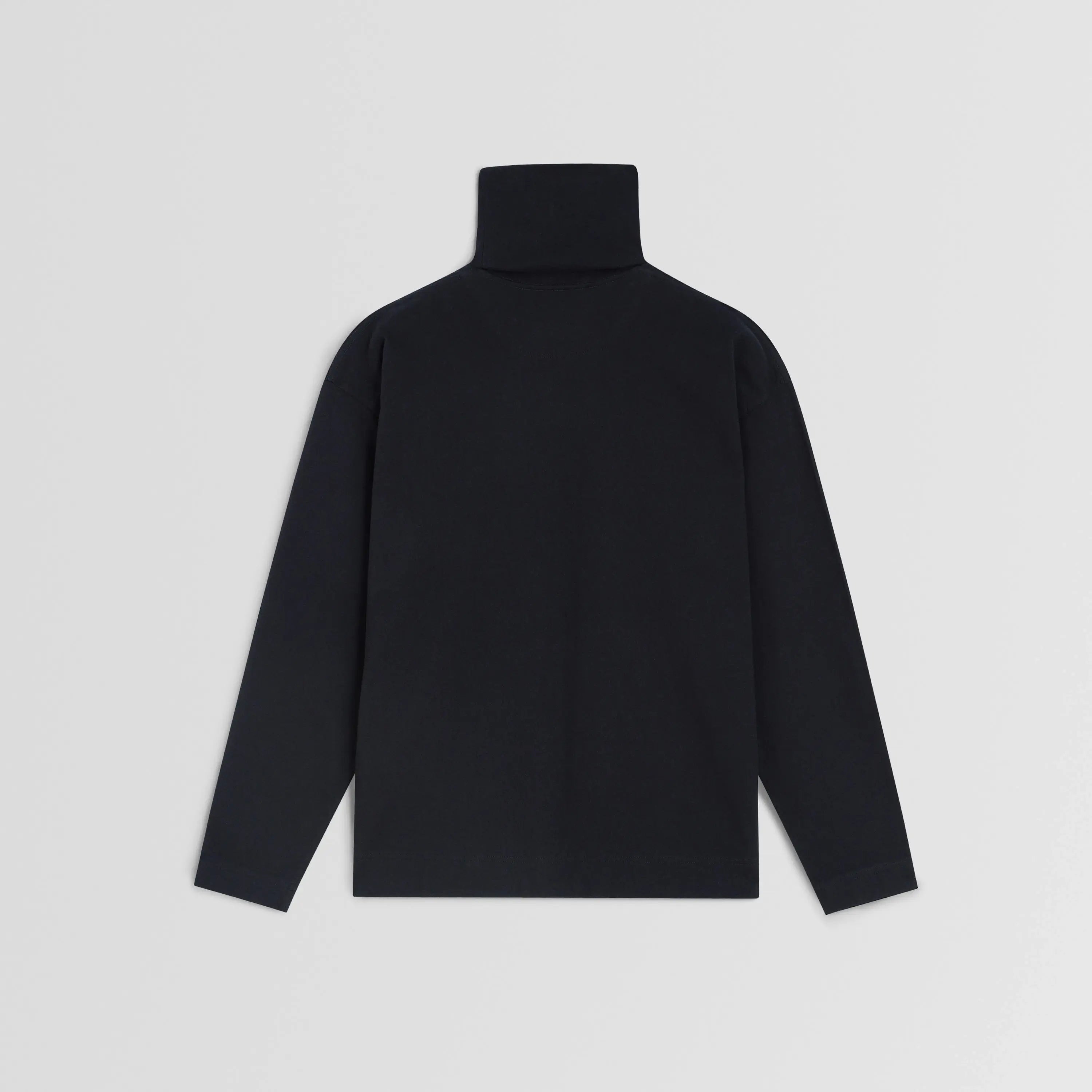 PHOEBE PHILO | RELAXED LONG SLEEVE JERSEY | BLACK COTTON JERSEY PHOEBE PHILO | RELAXED LONG SLEEVE JERSEY | BLACK COTTON JERSEY