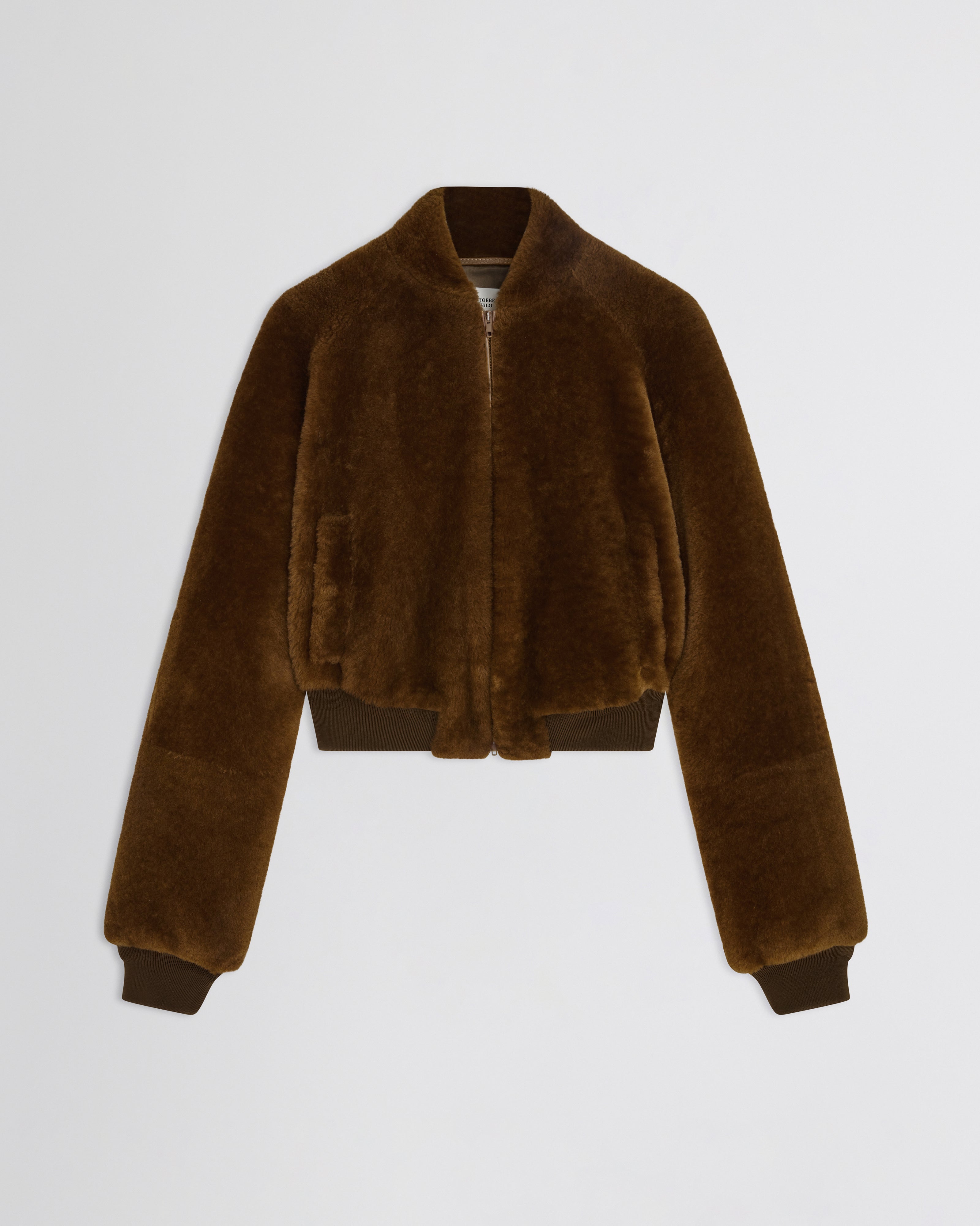 ジャケット・アウター PHOEBE ENGLISH 17ss BOMBER JACKET PHOEBE PHILO | SUPER SOFT BOMBER JACKET | GINGER SHEARLING