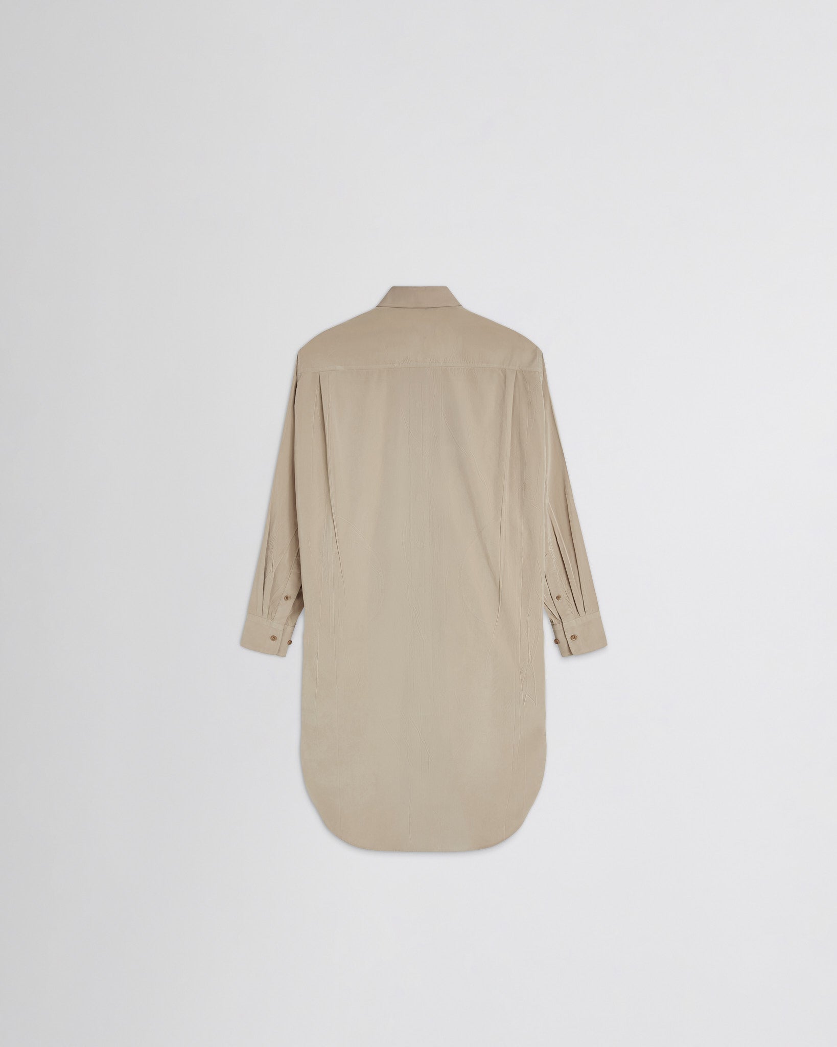 PHOEBE PHILO | ELONGATED SHIRT | TRENCH POLY-TWILL
