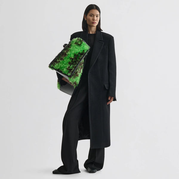 【PHOEBE ENGLISH】背面プリーツ Hooded Coat black PHOEBE ENGLISH】背面プリーツ Hooded Coat black PHOEBE
