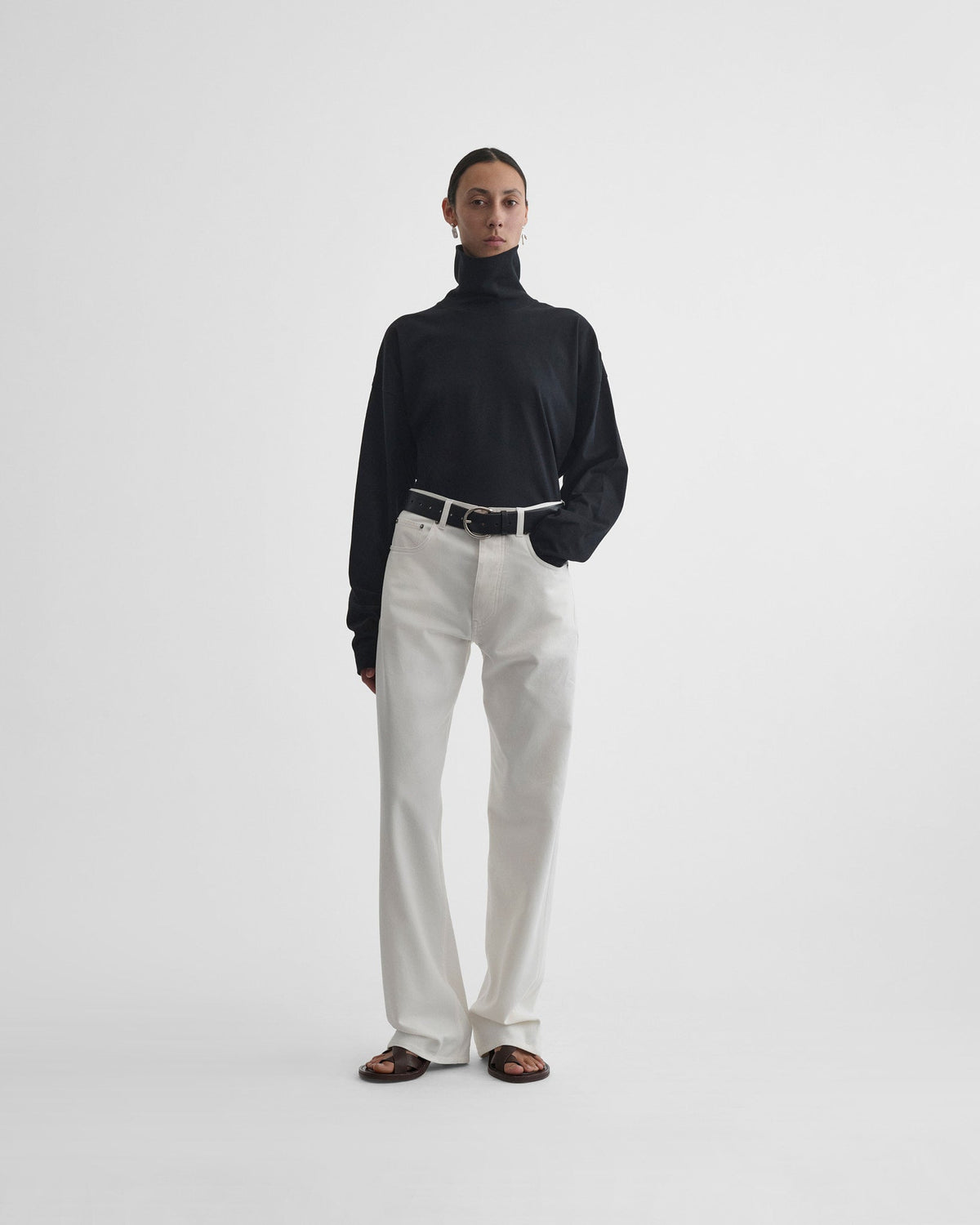 CLASSIC JEANS | plaster white cotton
