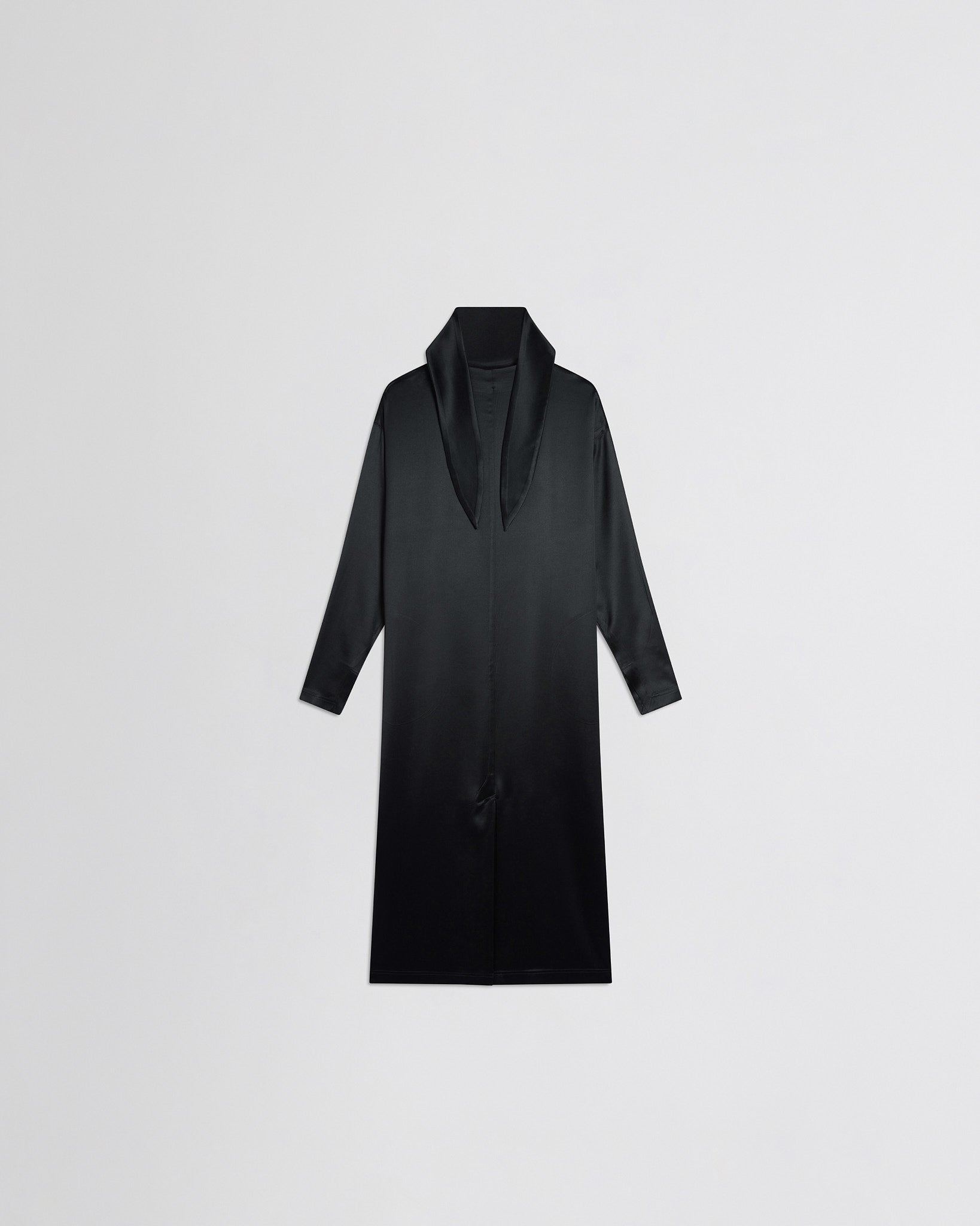 PHOEBE PHILO | LIQUID HIGH NECK DRESS | BLACK SILK PHOEBE PHILO | LIQUID HIGH NECK DRESS | BLACK SILK
