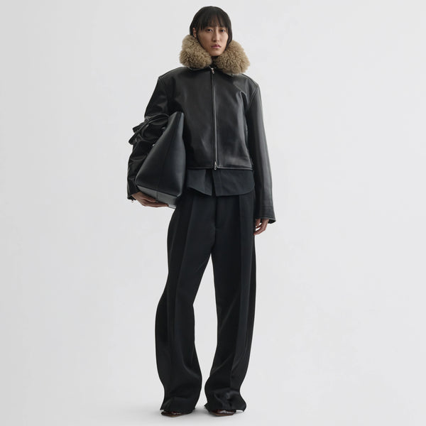 PHOEBE ENGLISH】背面プリーツ Hooded Coat black PHOEBE ENGLISH PHOEBE ENGLISH】背面プリーツ Hooded Coat black PHOEBE ENGLISH