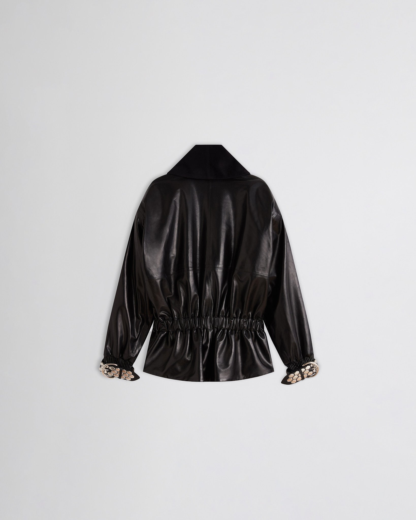 PHOEBE PHILO | STUD JACKET | BLACK LEATHER
