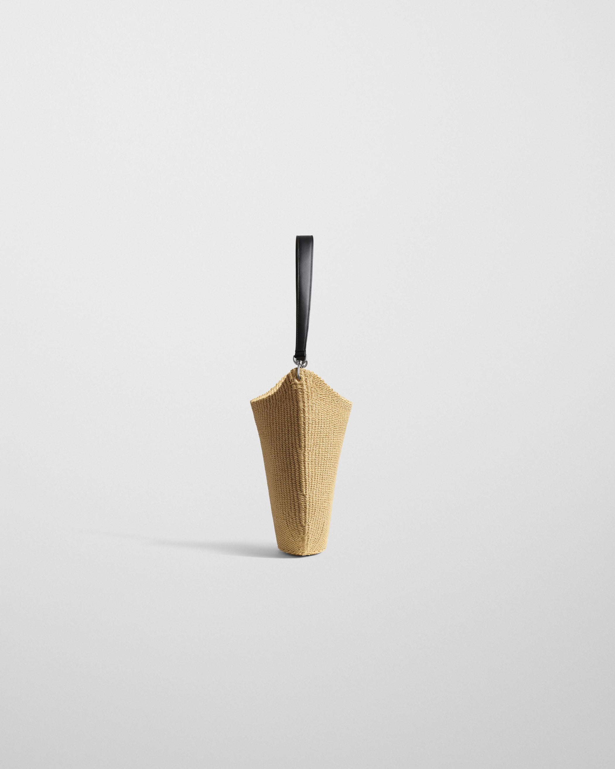 Side view of SMALL SLOPE SLING in natural woven viscose