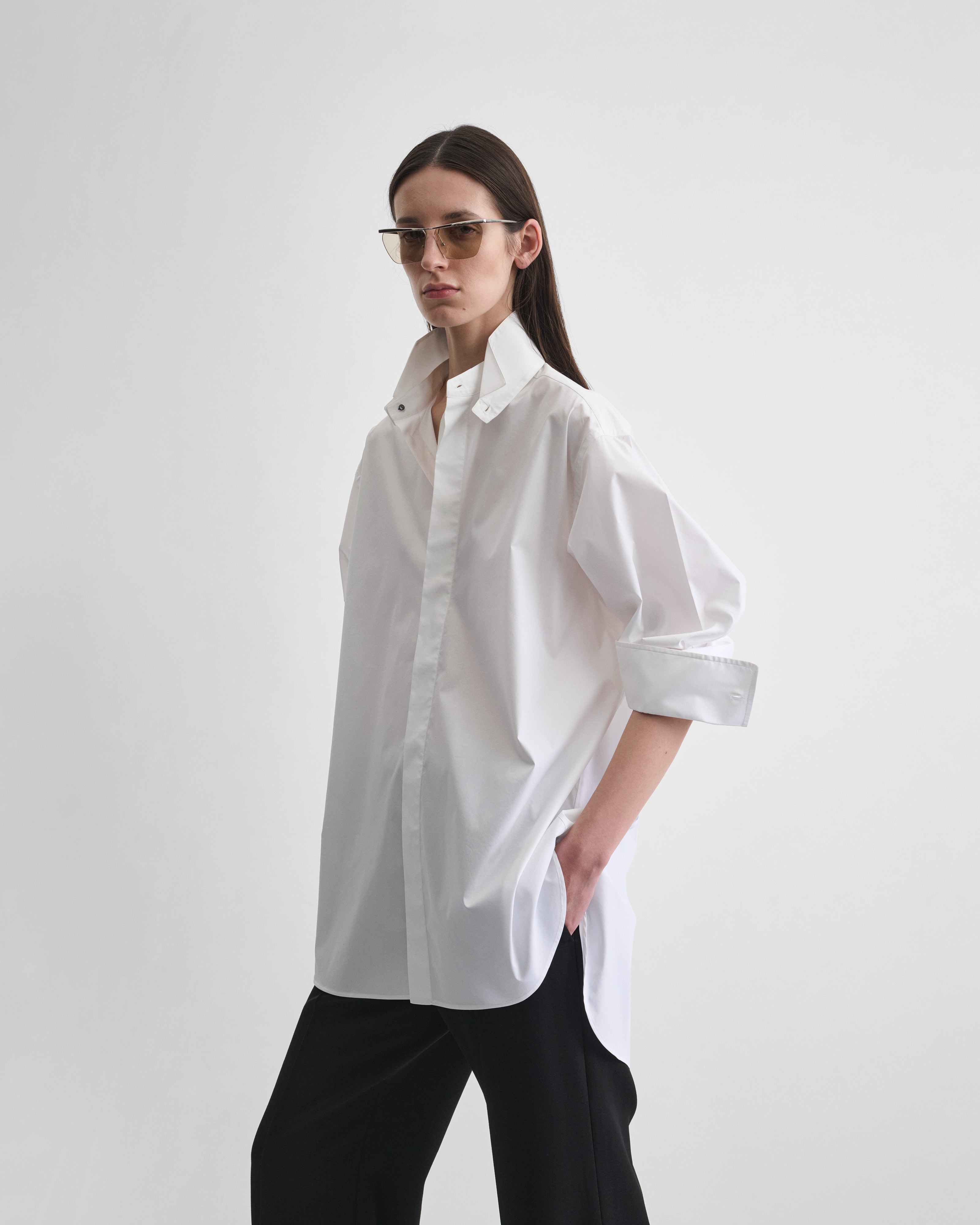 custom white dress shirt Custom Fitted Dress Shirt