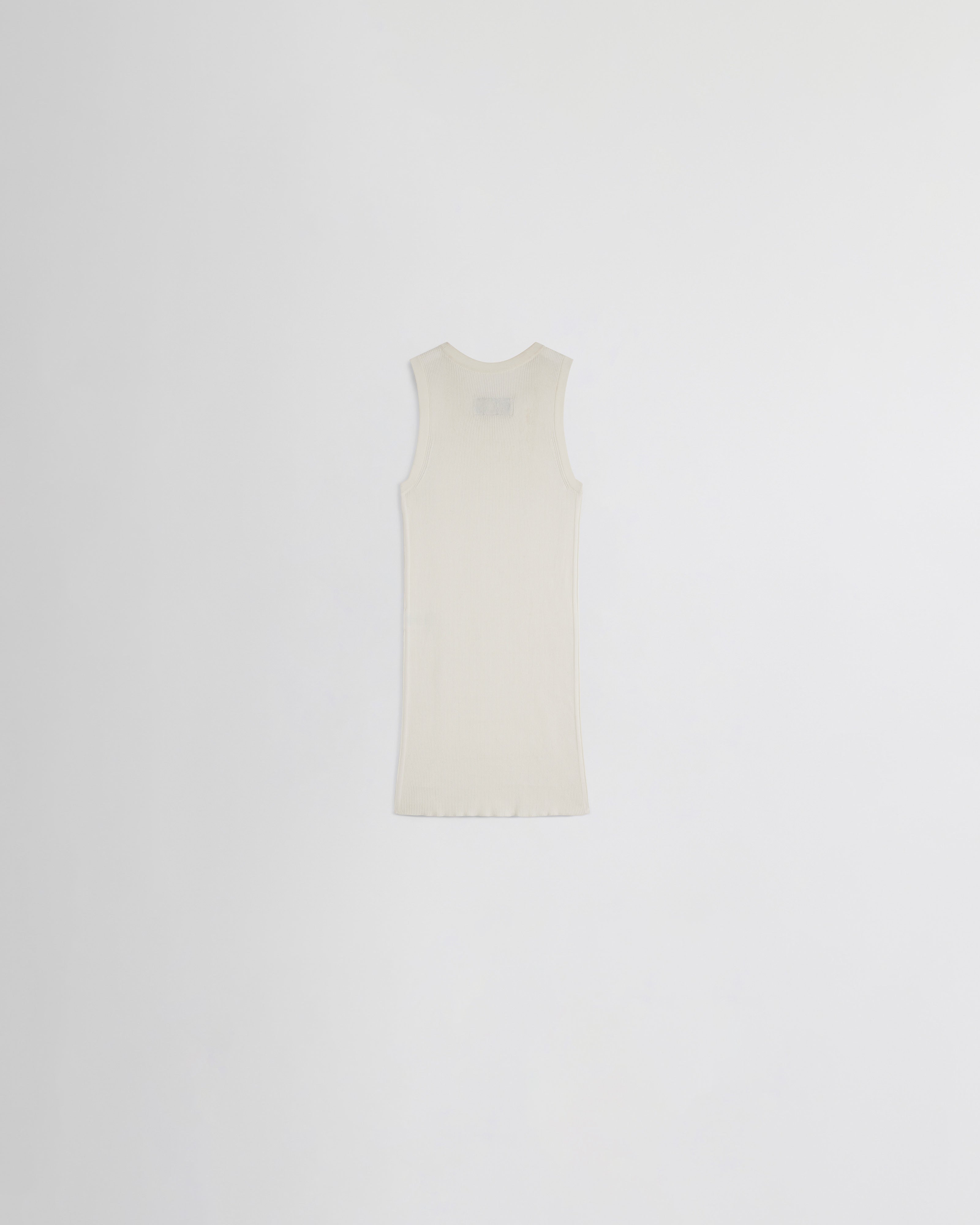 PHOEBE PHILO | RIB TANK | CREAM WOOL