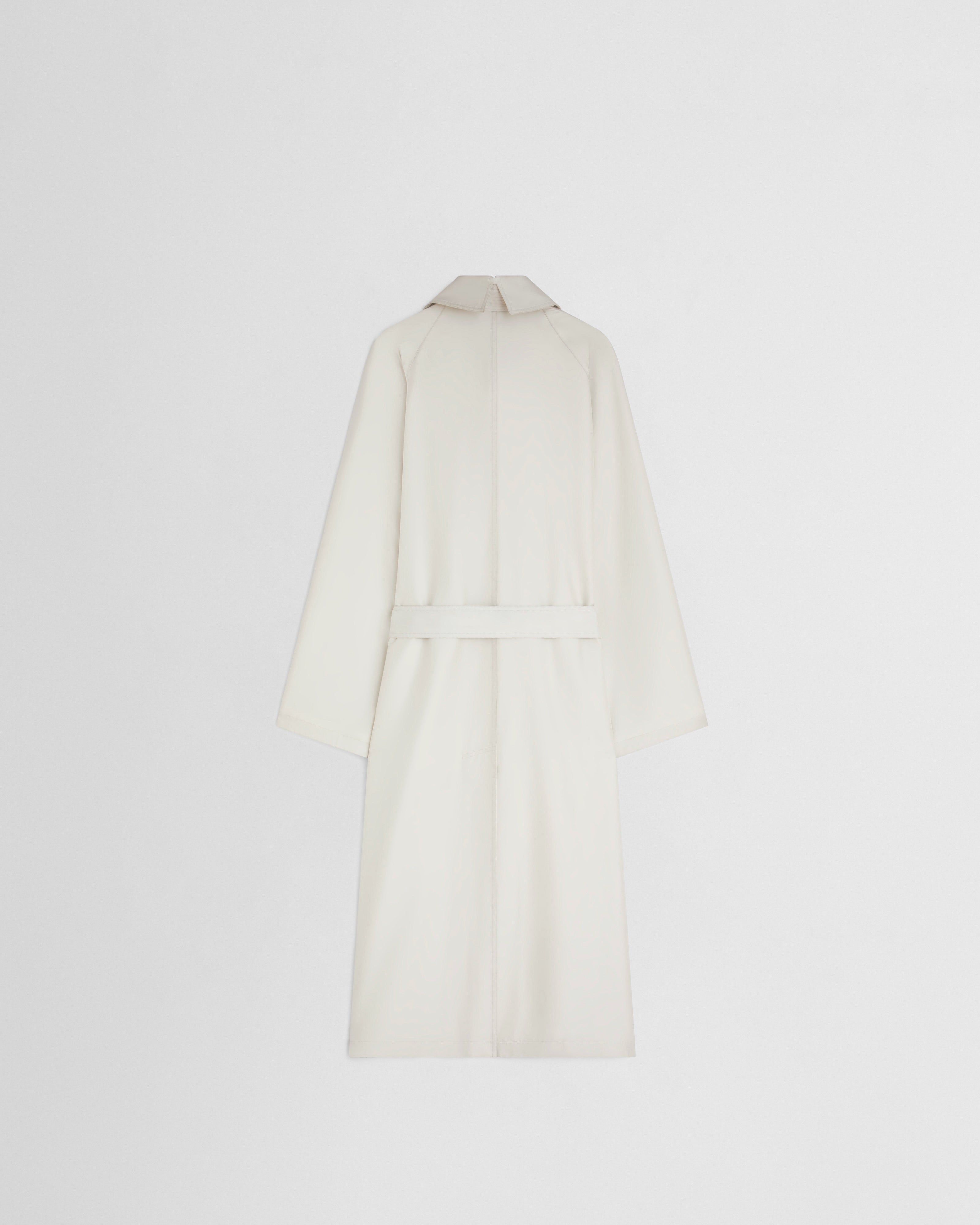 PHOEBE PHILO | BIG TRENCH | salt silk