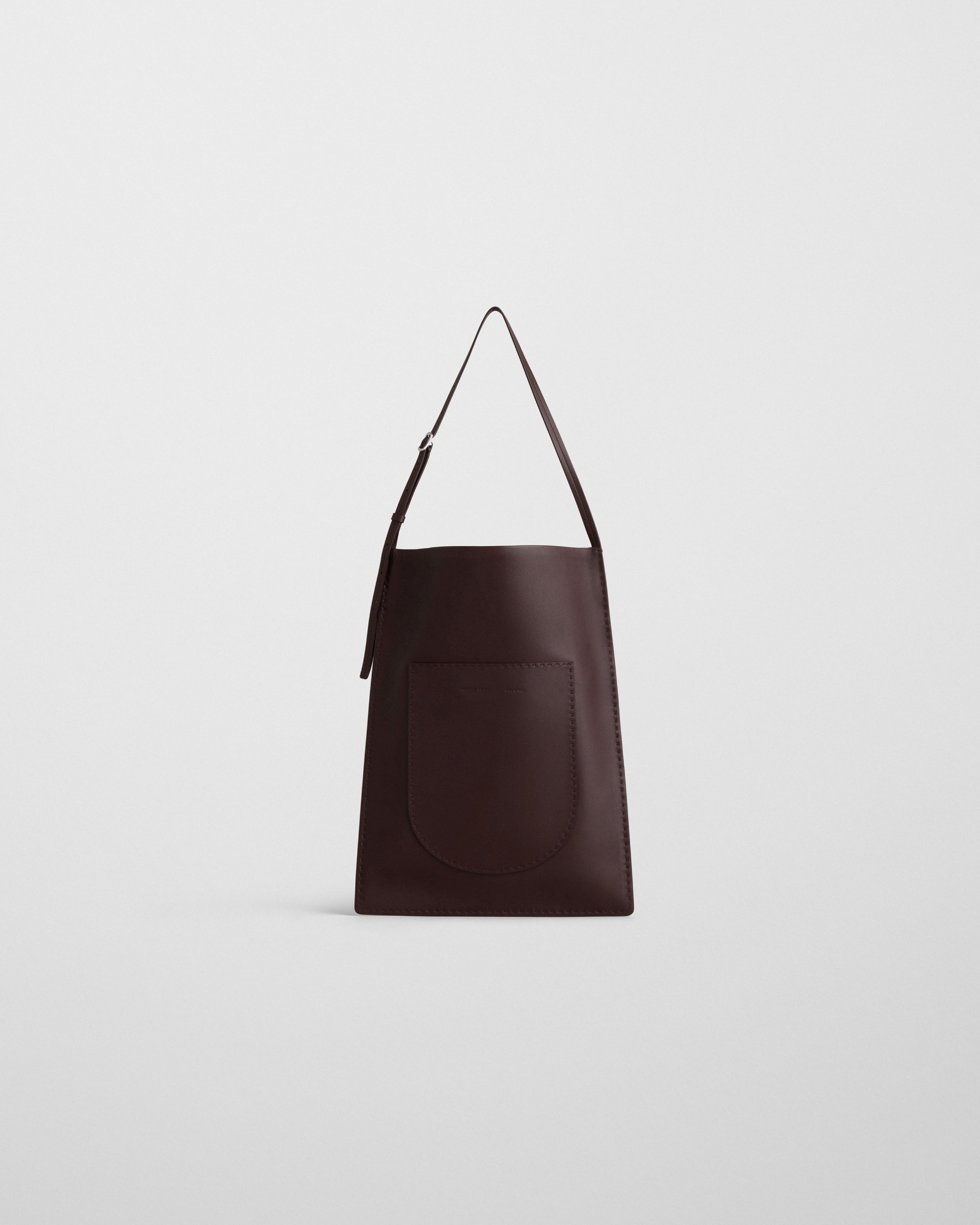 GLOVE TOTE BAG | oxblood leather