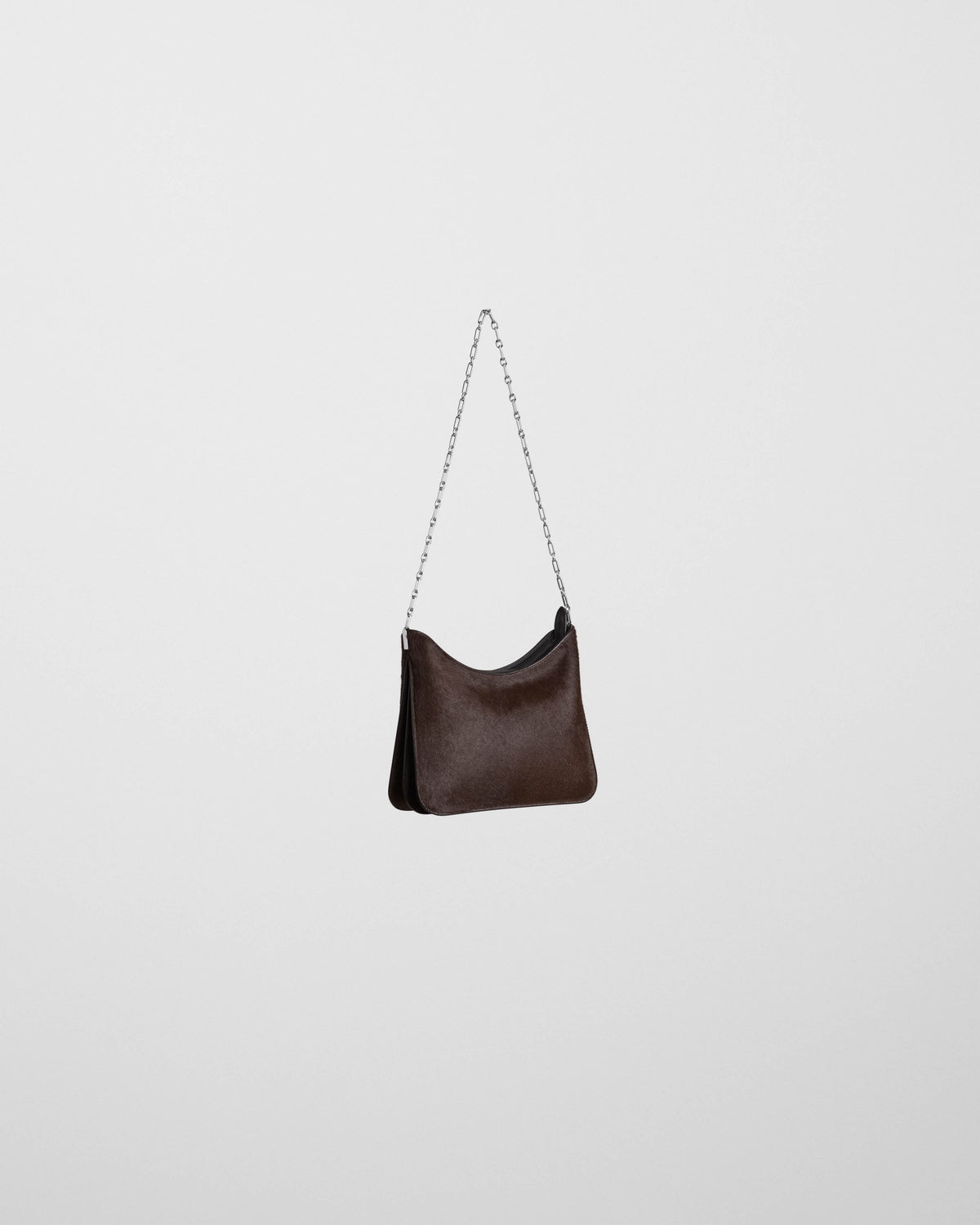 Side view of SMALL GIG BAG in khaki leather