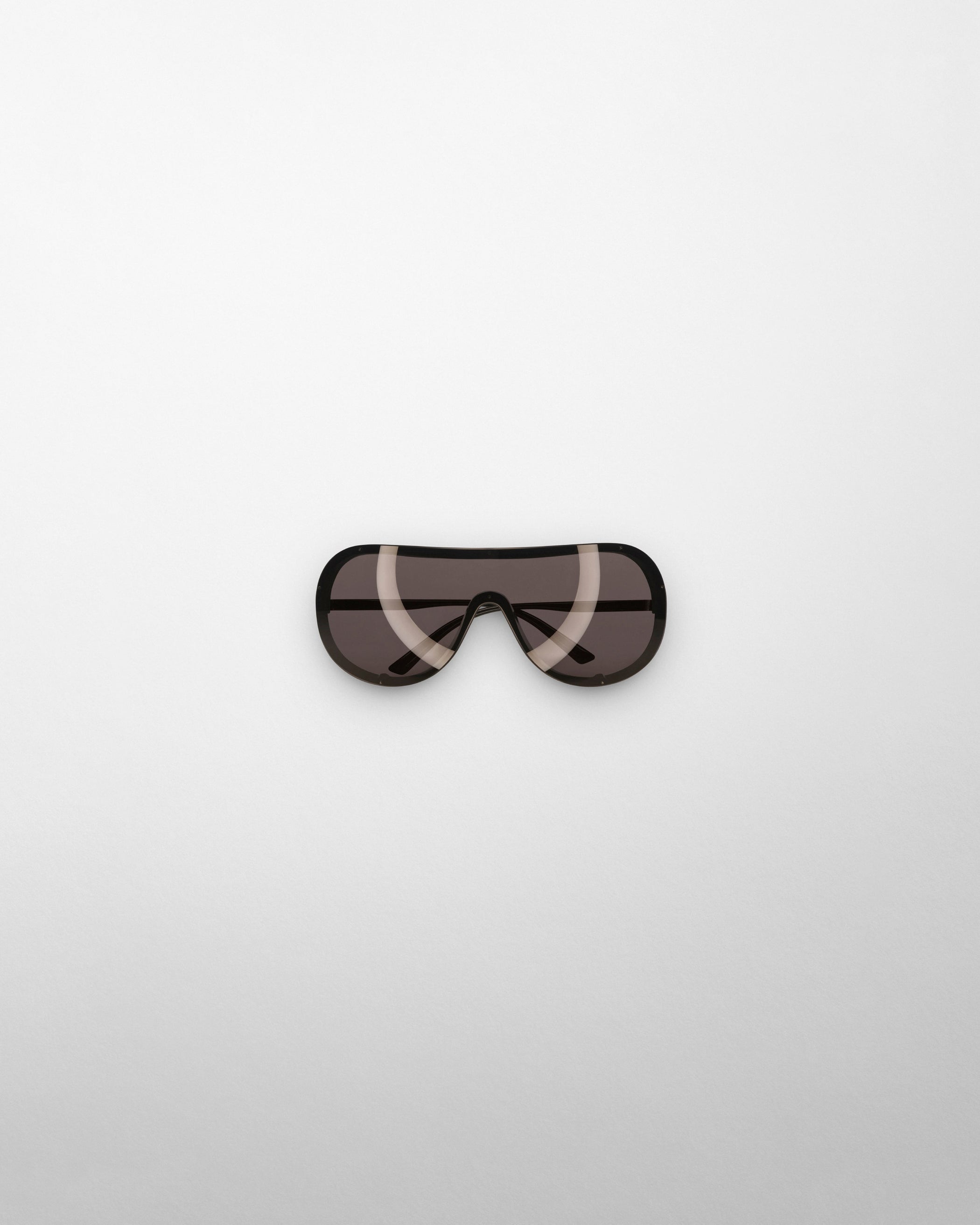 Front view of BEAM SUNGLASSES in black metal