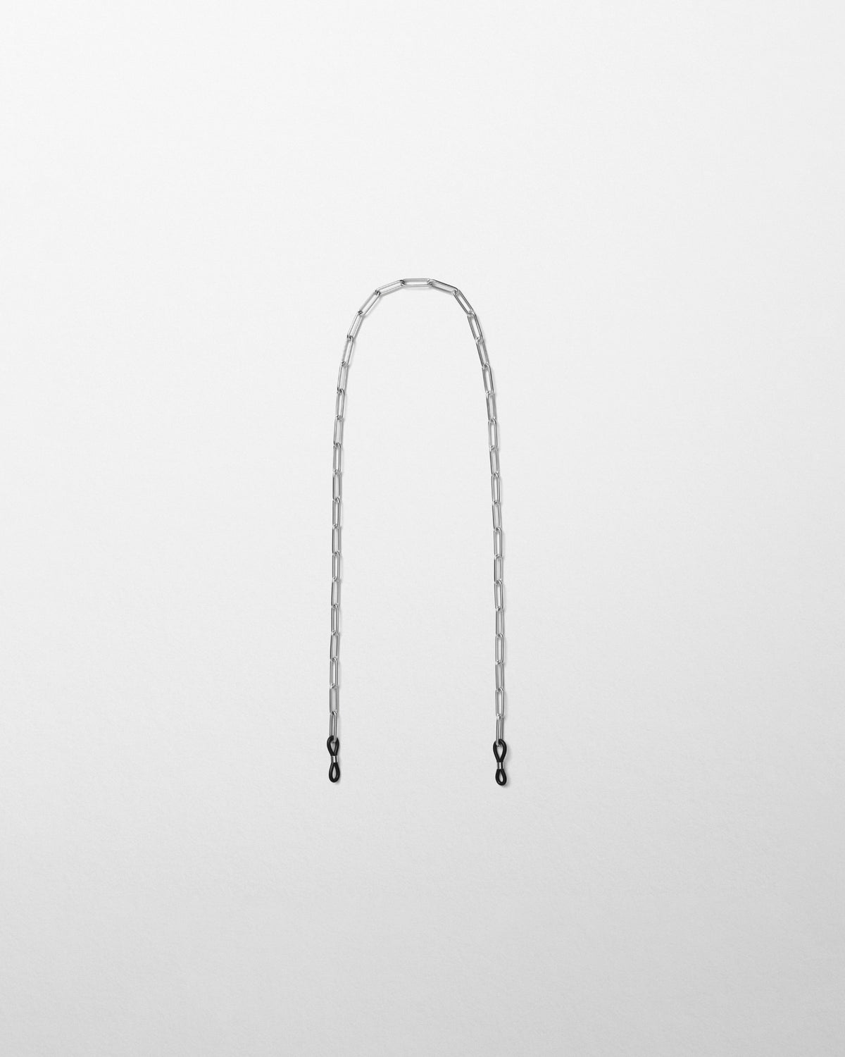 Flat view of SUNGLASSES CHAIN in silver