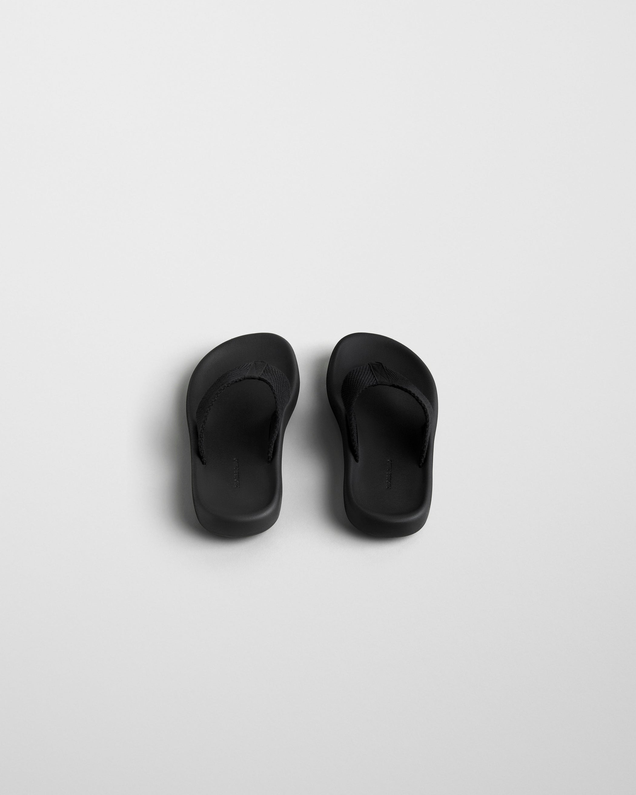 Back view of FLIP FLOP in black Eva