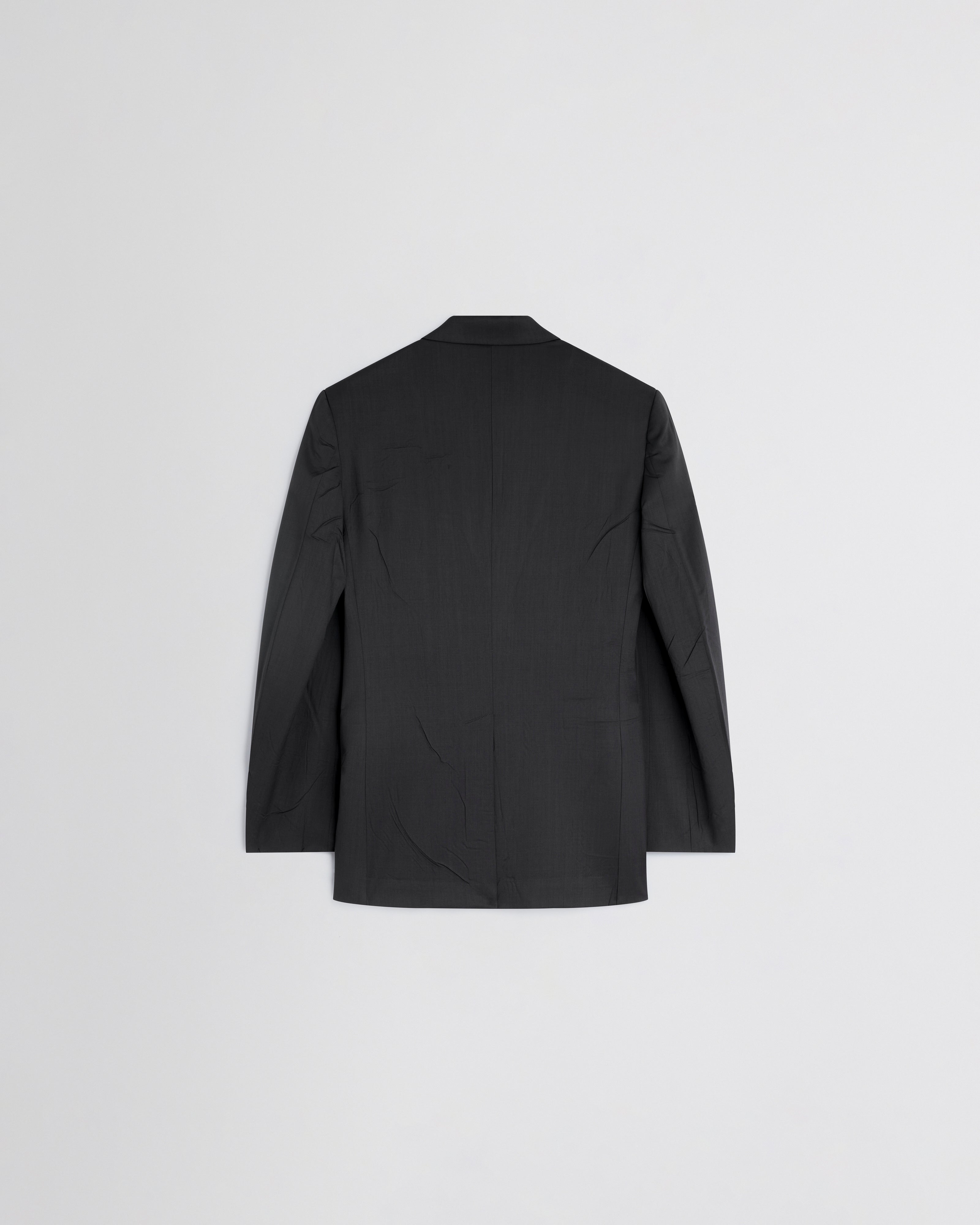 PHOEBE PHILO | NEAPOLITAN JACKET | BLACK WOOL