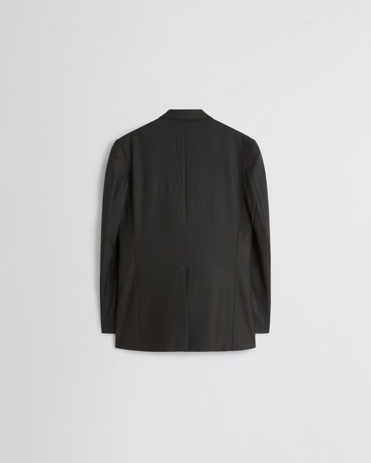 Back view of NEAPOLITAN JACKET in green bronze wool