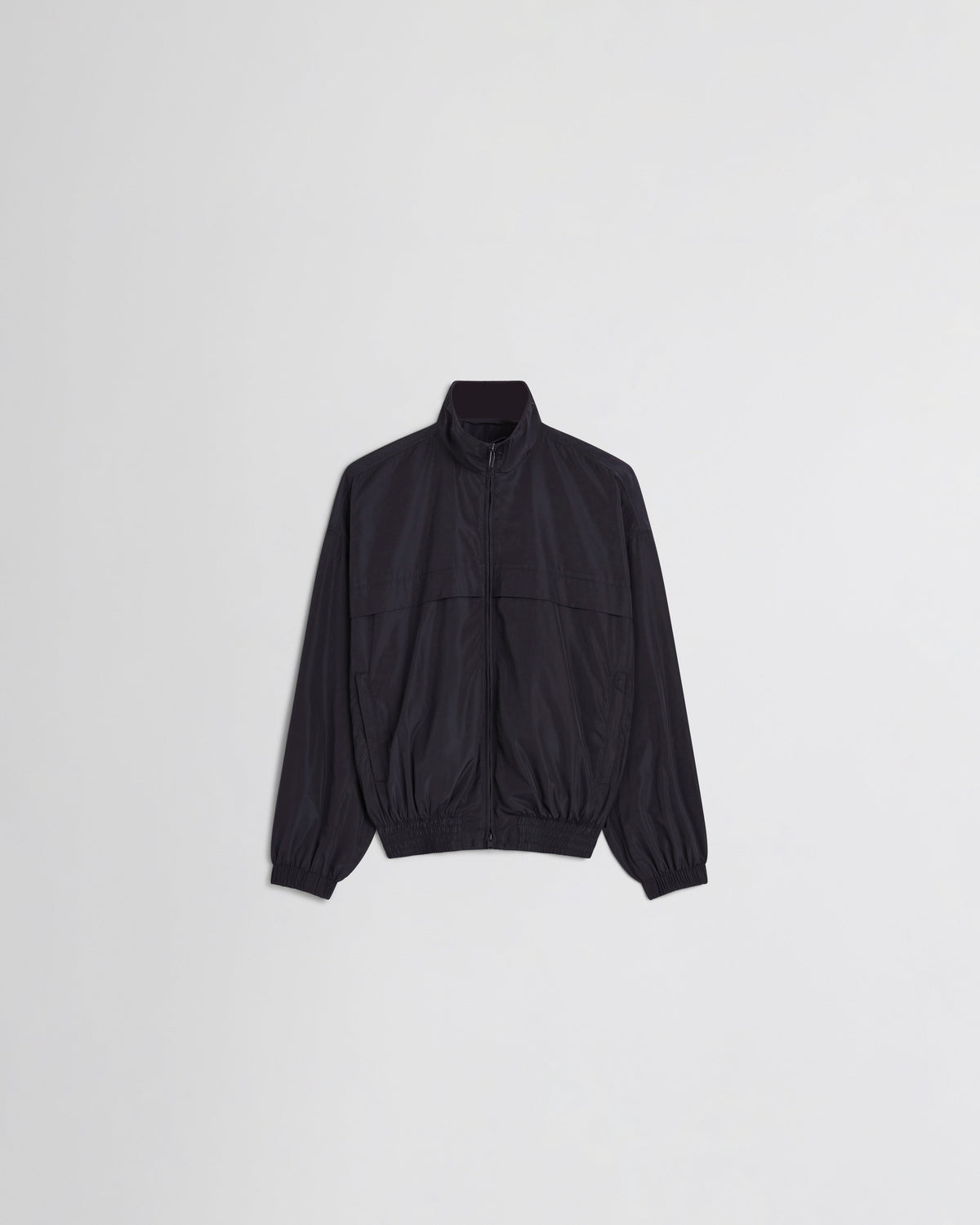 Front view of WINDBREAKER in dark navy polyester