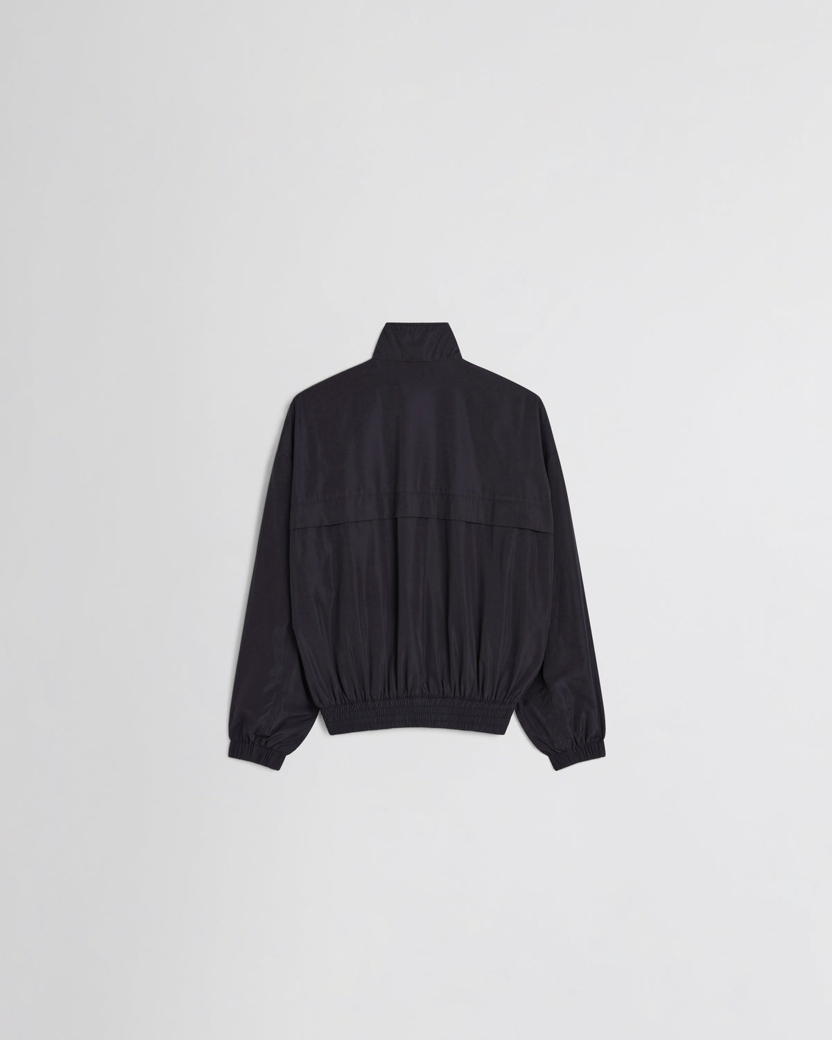 Back view of WINDBREAKER in dark navy polyester