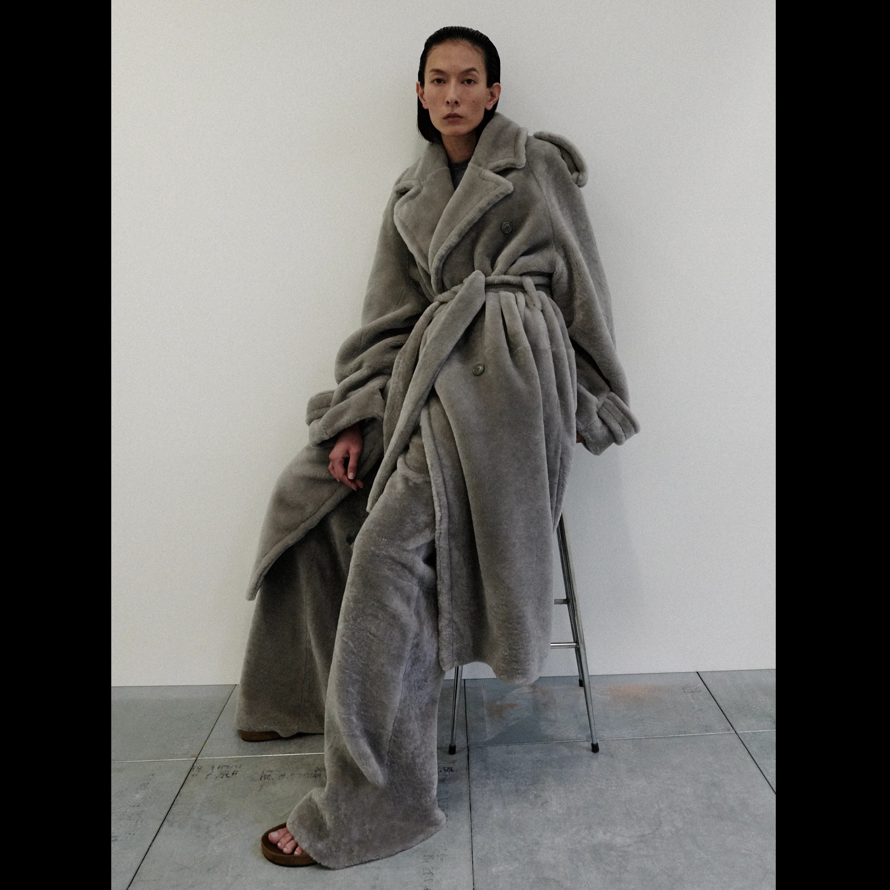 【PHOEBE PHILO】ウォーブンプリーツスカーフ 上品な逸品 PHOEBE PHILO | OTHER ACCESSORIES
